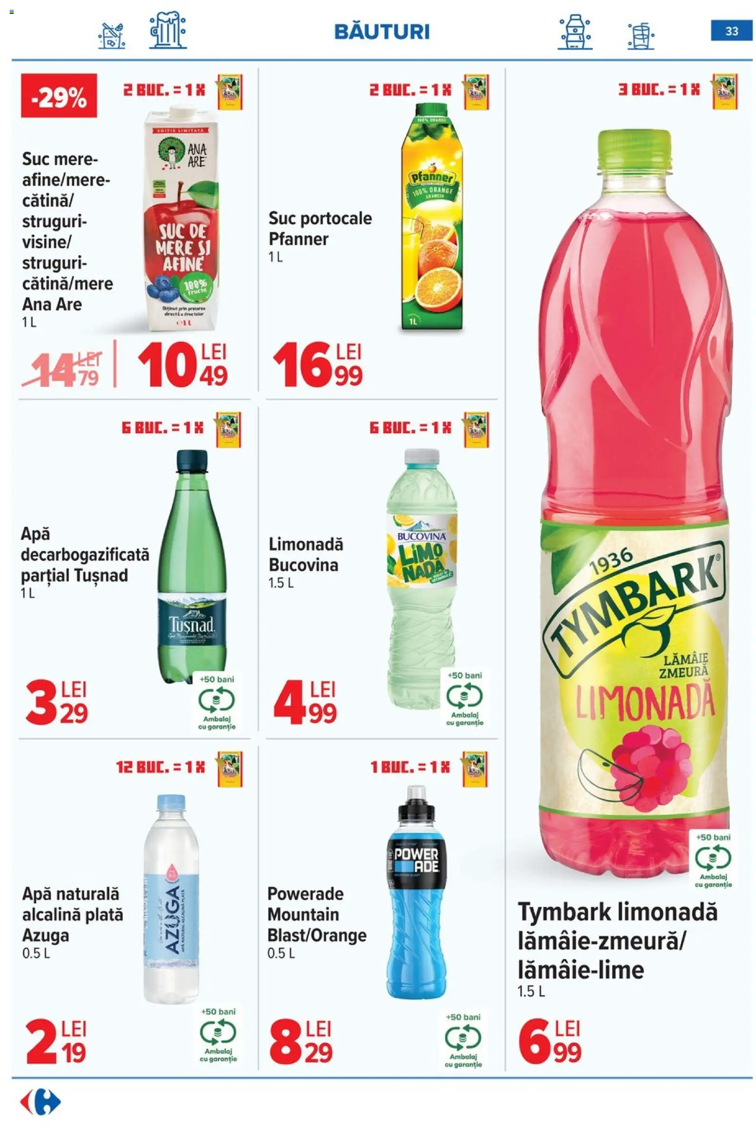 Catalog Carrefour 29 Aprilie - 4 Mai 2026 | Pagina 37 | Produse: Afine, Zmeură, Suc, Bere