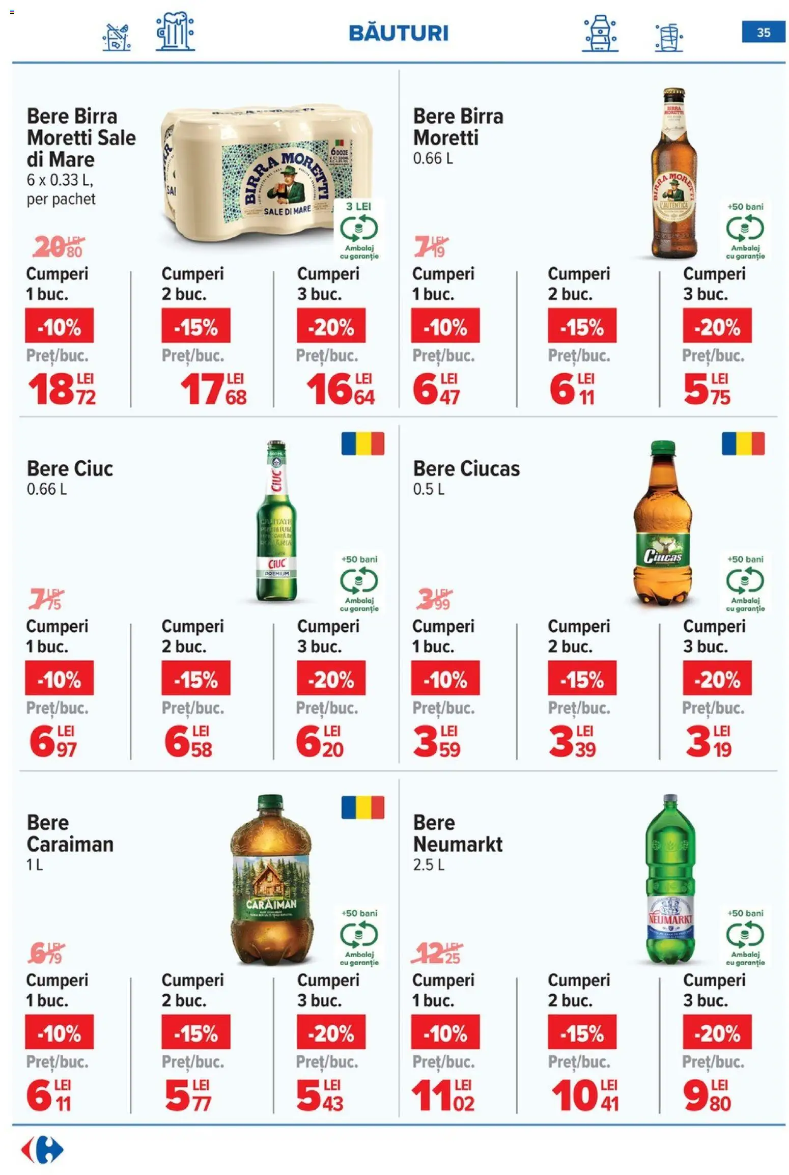 Catalog Carrefour 29 Aprilie - 4 Mai 2026 | Pagina 39 | Produse: Amerikan servis, Lichior, Cocktail, Rom