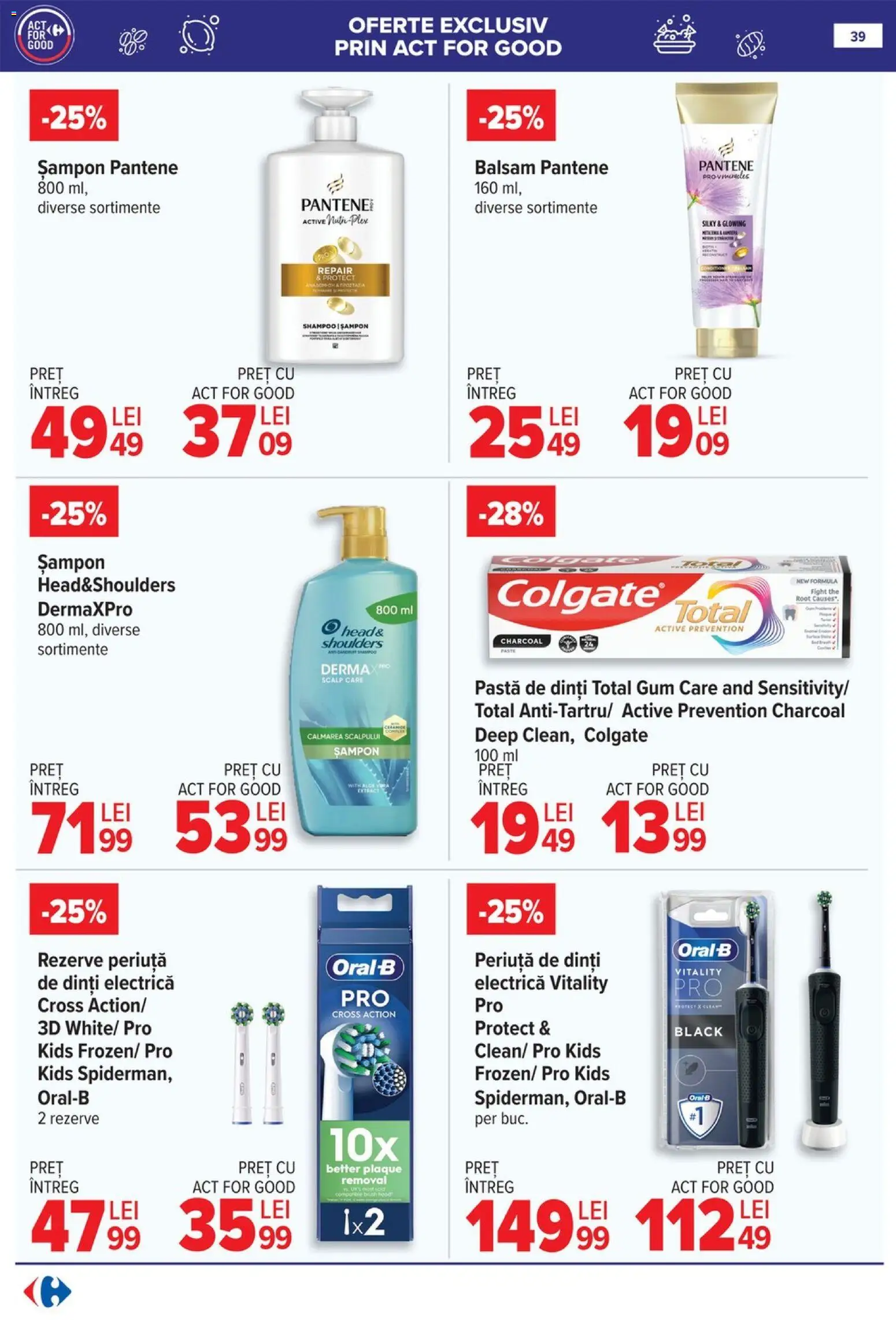 Catalog Carrefour 29 Aprilie - 4 Mai 2026 | Pagina 43 | Produse: Aloe vera, Cremă, Apă micelară, Pastă de dinți