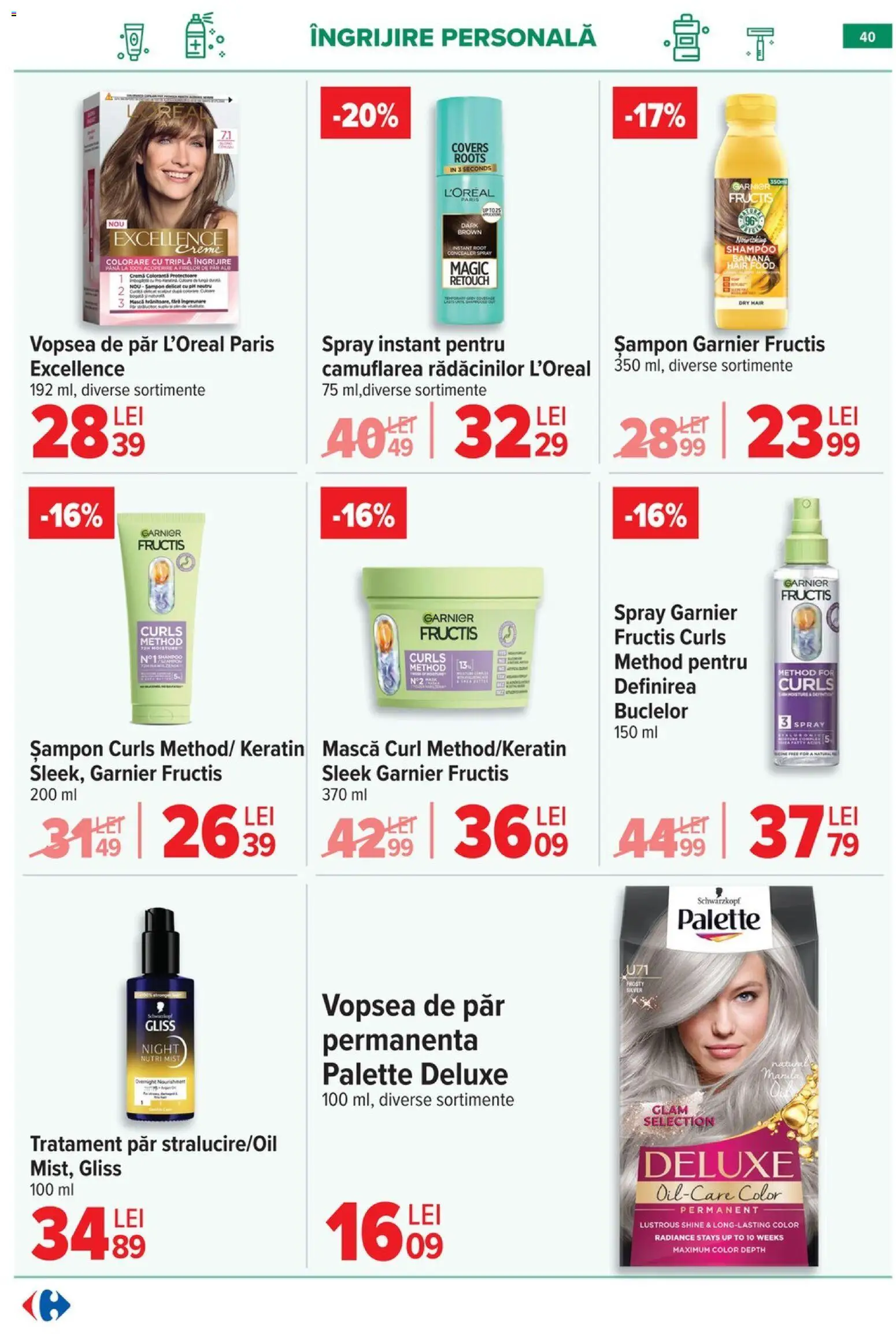 Catalog Carrefour 29 Aprilie - 4 Mai 2026 | Pagina 44 | Produse: Apă de parfum, Simit, Duș, Gel de duș