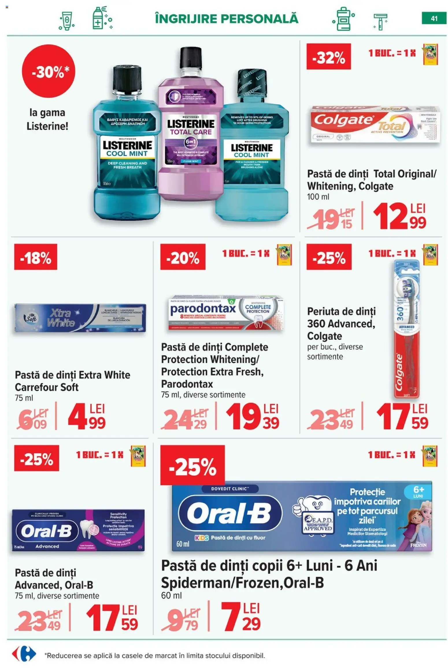 Catalog Carrefour 29 Aprilie - 4 Mai 2026 | Pagina 45 | Produse: Trimmer, Body, Săpun, Deodorant