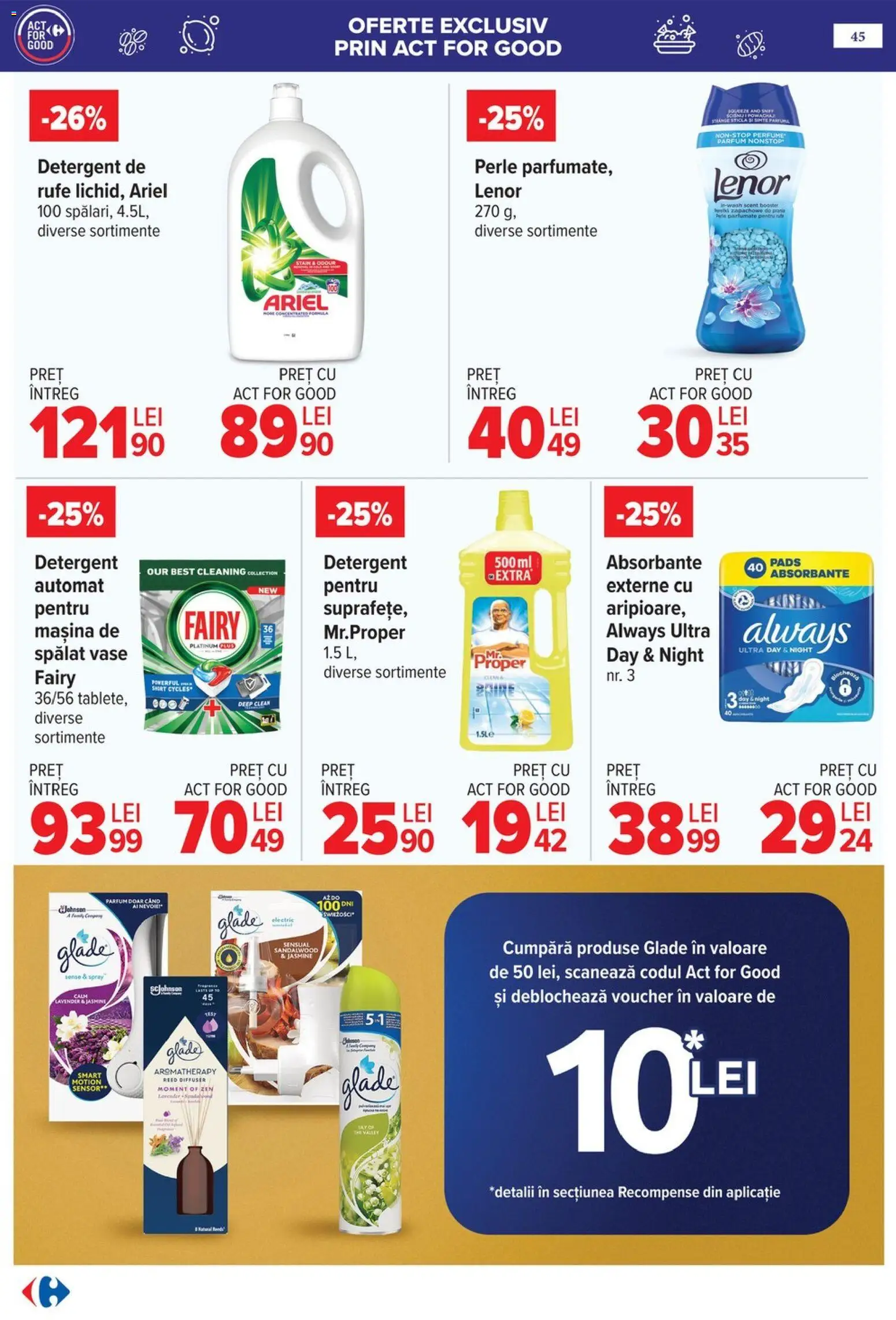Catalog Carrefour 29 Aprilie - 4 Mai 2026 | Pagina 46 | Produse: Pomelo, Akrilik boya, Parfum, Detergent