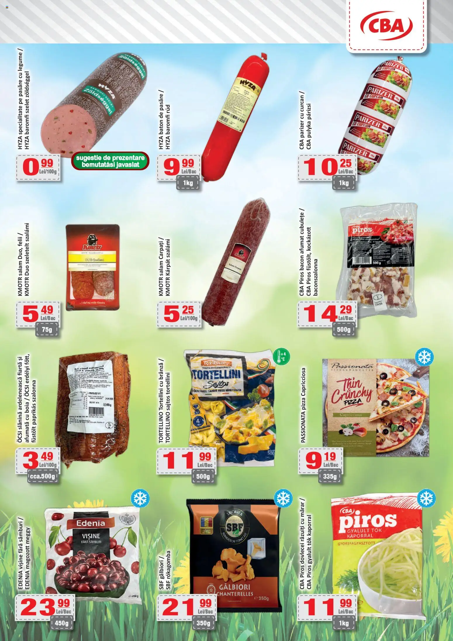 Catalog CBA 8 - 21 Mai 2026 | Pagina 3 | Produse: Bacon, Brânză, Pizza, Legume