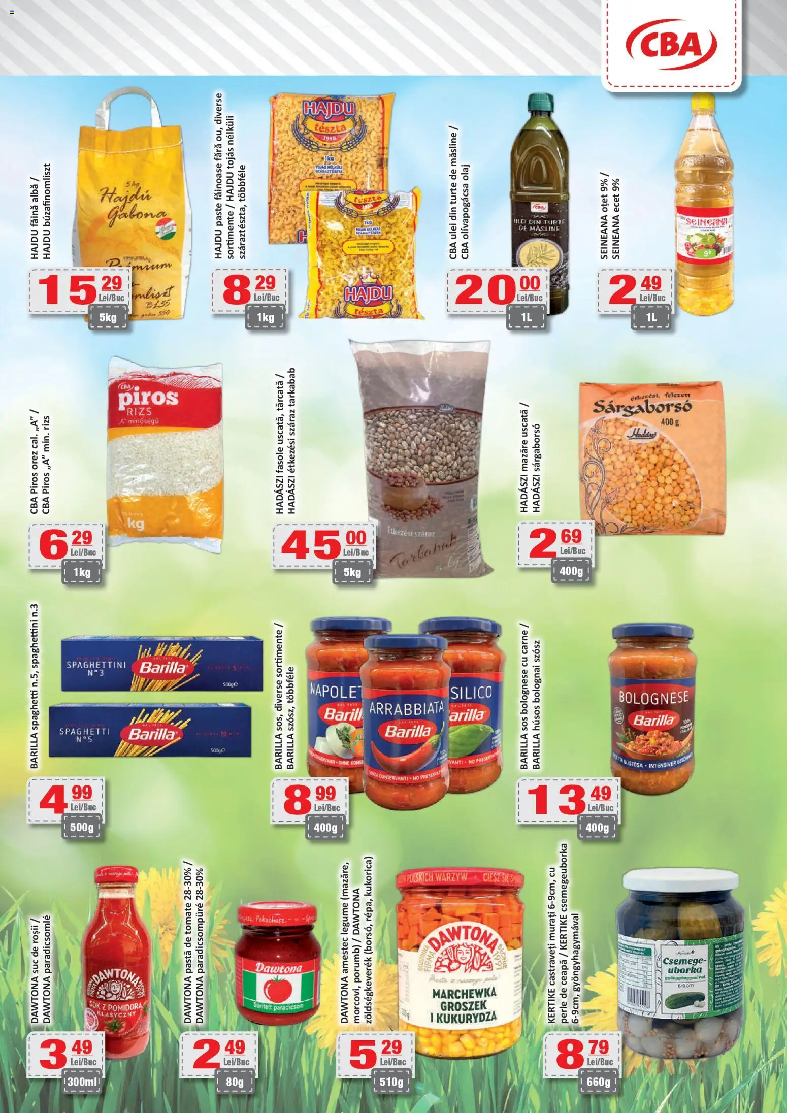 Catalog CBA 8 - 21 Mai 2026 | Pagina 5 | Produse: Măsline, Făină, Castraveți, Legume