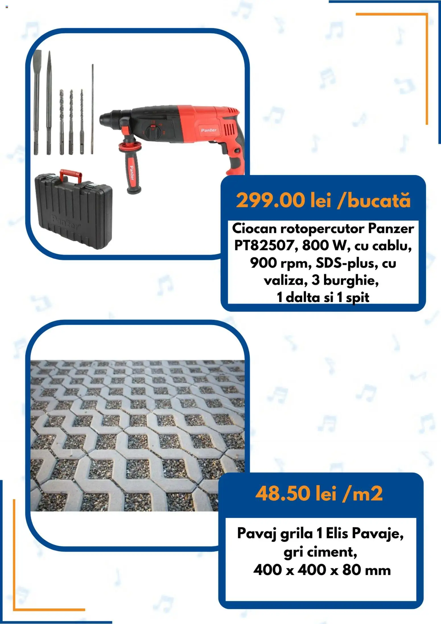 Catalog Dedeman 1 - 30 Mai 2026 | Pagina 4 | Produse: Ciocan rotopercutor, Pavaj