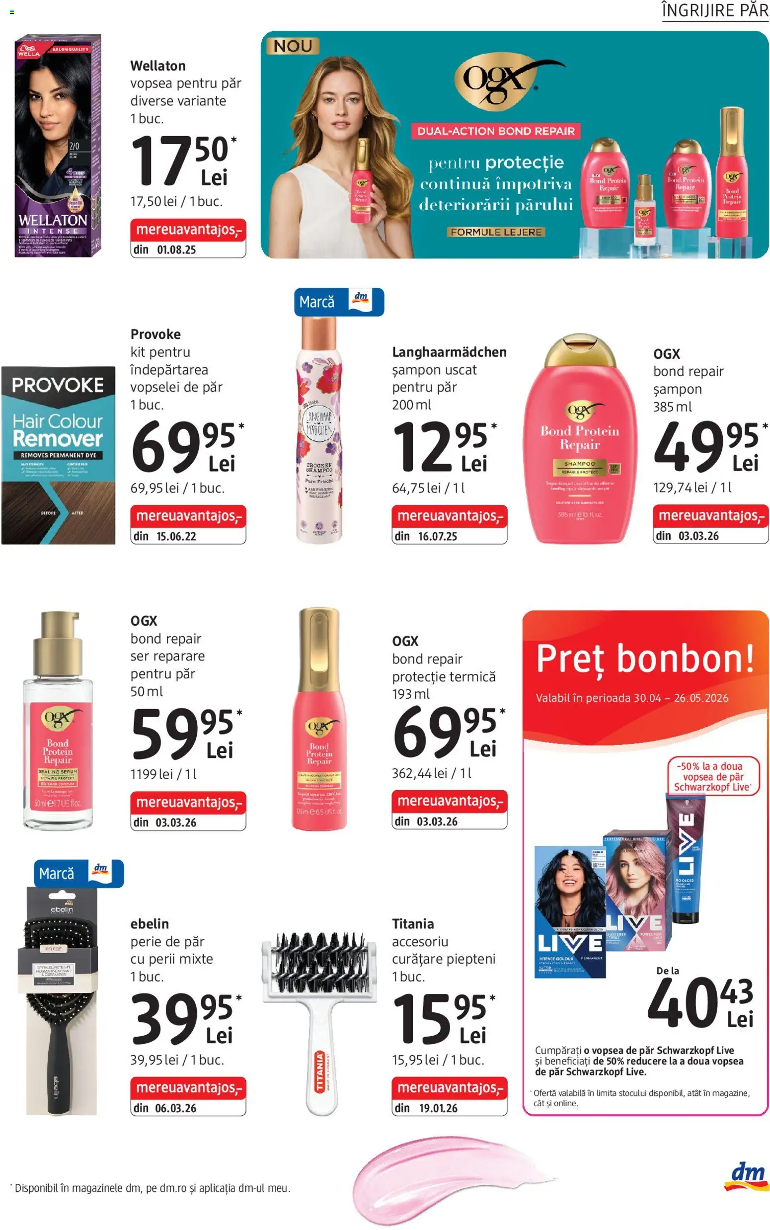 Catalog DM Drogerie Markt 30 Aprilie - 25 Mai 2026 | Pagina 15 | Produse: Vopsea, Șampon, Vopsea de păr, Șampon uscat