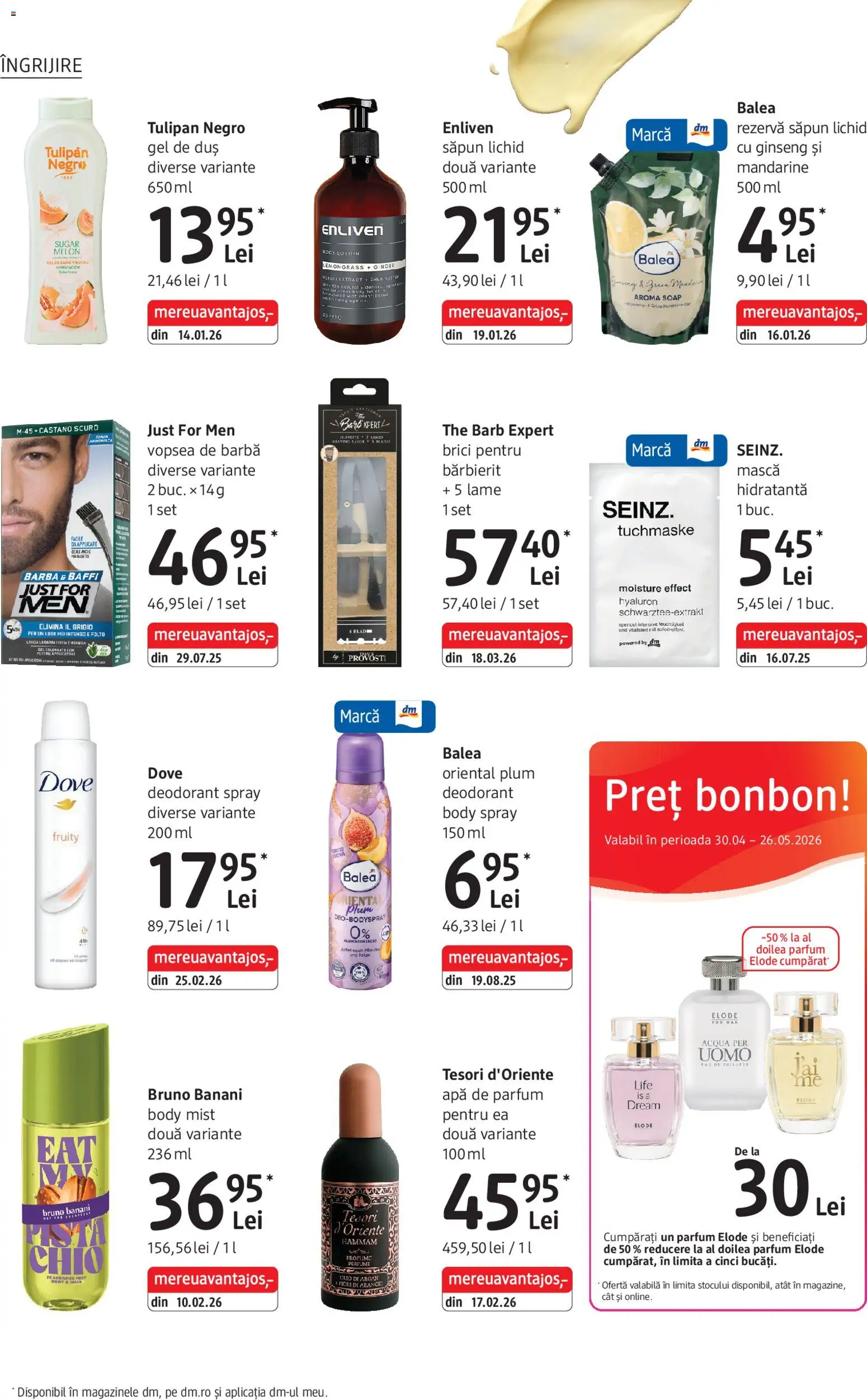 Catalog DM Drogerie Markt 30 Aprilie - 25 Mai 2026 | Pagina 16 | Produse: Vopsea, Body, Duș, Deodorant