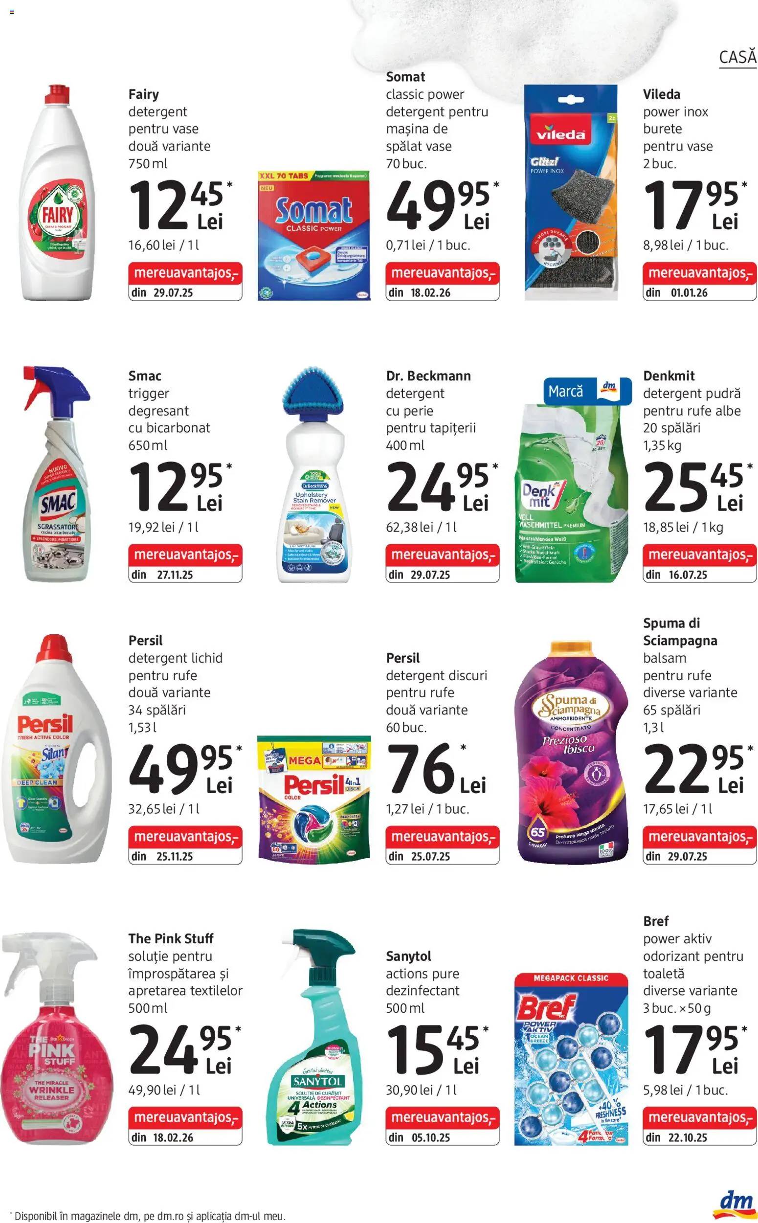 Catalog DM Drogerie Markt 30 Aprilie - 25 Mai 2026 | Pagina 21 | Produse: Pomelo, Mașină De Spălat Vase, Toaletă, Detergent pentru mașina de spălat
