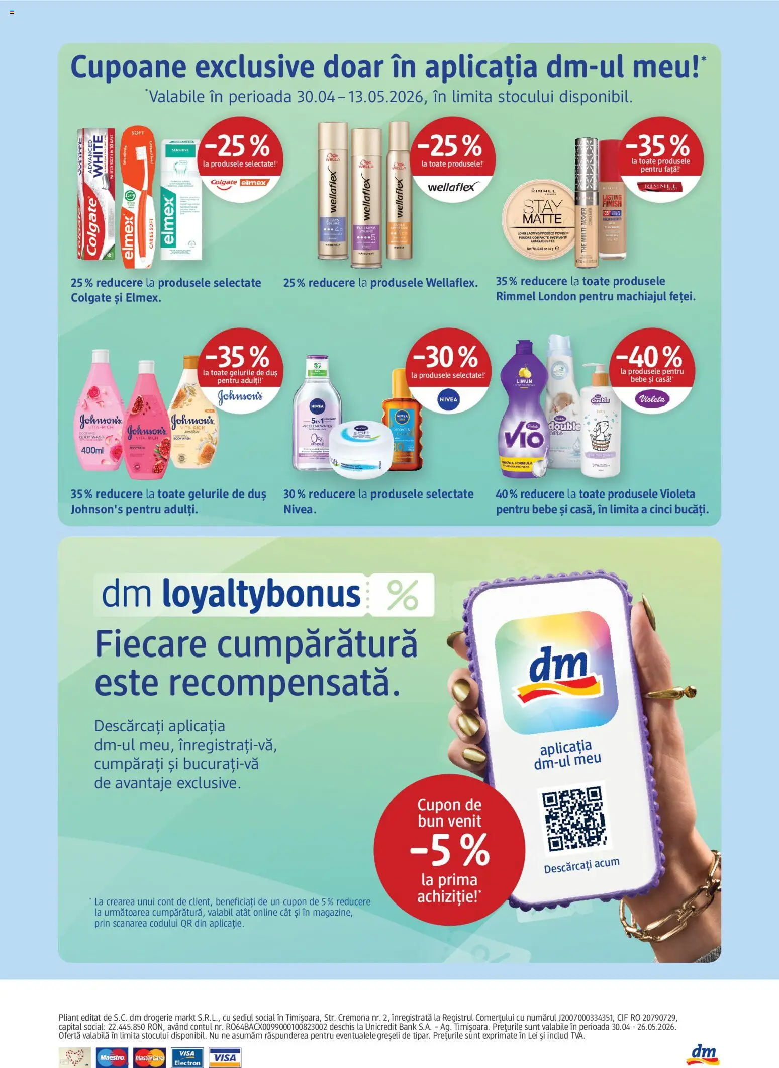 Catalog DM Drogerie Markt 30 Aprilie - 25 Mai 2026 | Pagina 24 | Produse: Concealer, Pudră, Șampon, Detergent