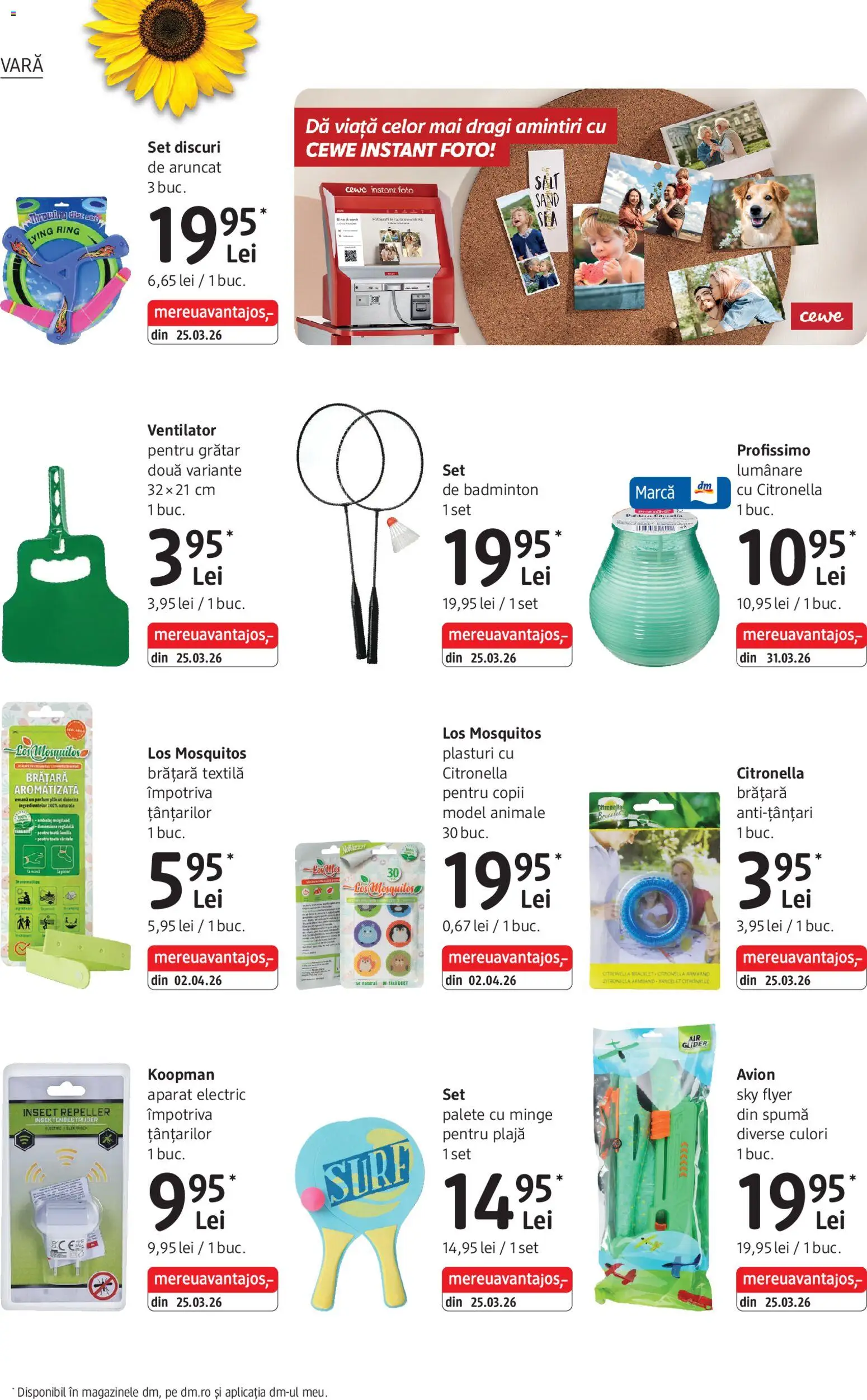 Catalog DM Drogerie Markt 30 Aprilie - 25 Mai 2026 | Pagina 6 | Produse: Plasturi, Ventilator, Parfum, Lumânare