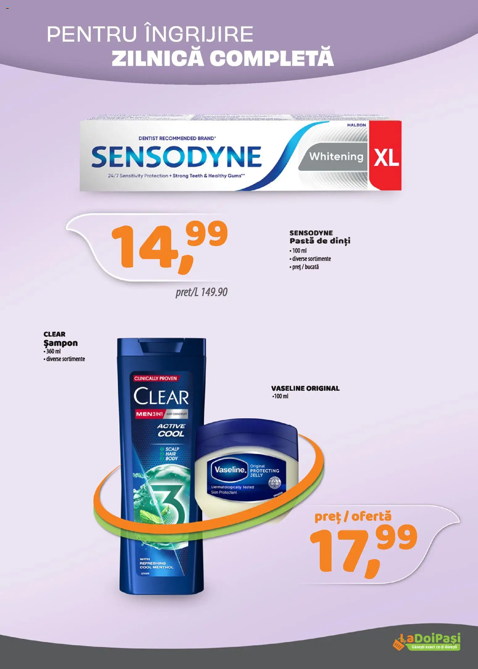 Catalog La Doi Pași 1 - 14 Mai 2026 | Pagina 14 | Produse: Body, Șampon, Pastă de dinți