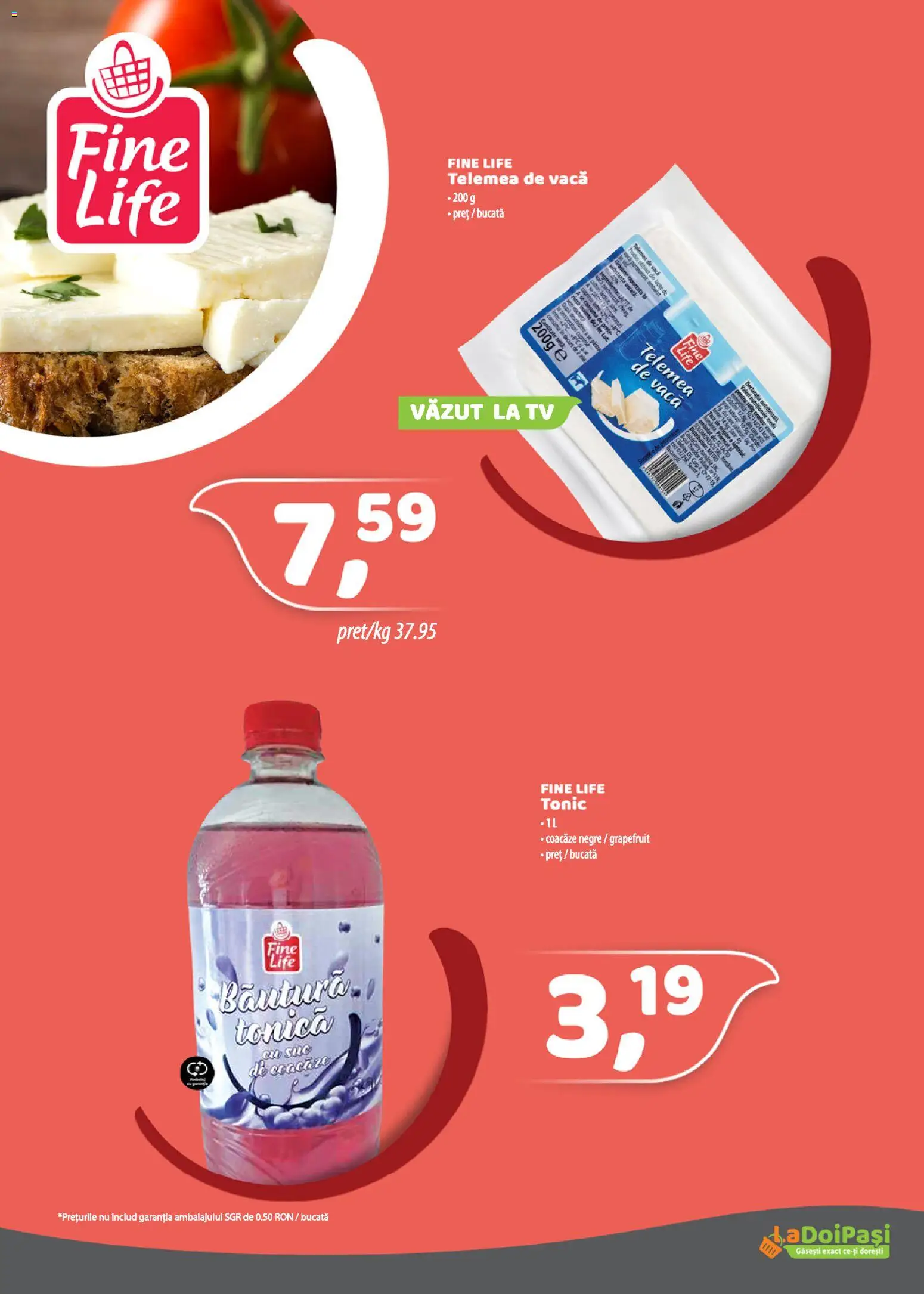 Catalog La Doi Pași 1 - 14 Mai 2026 | Pagina 15 | Produse: Șal, Lapte, Suc