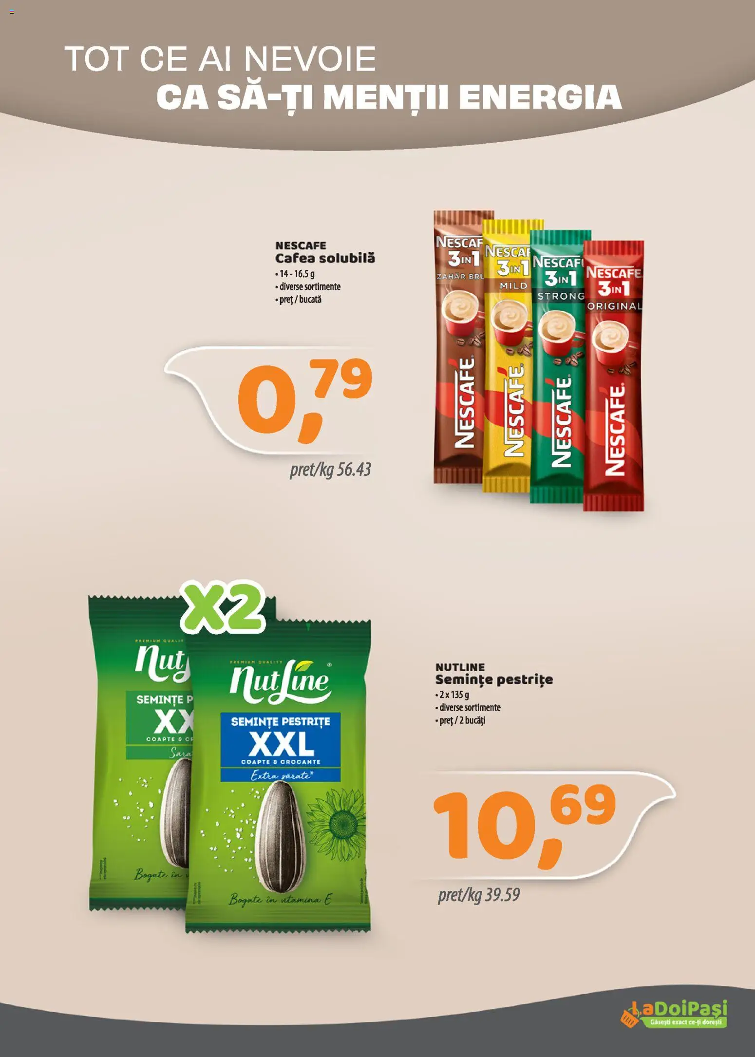 Catalog La Doi Pași 1 - 14 Mai 2026 | Pagina 7 | Produse: Semințe, Cafea, Zahăr