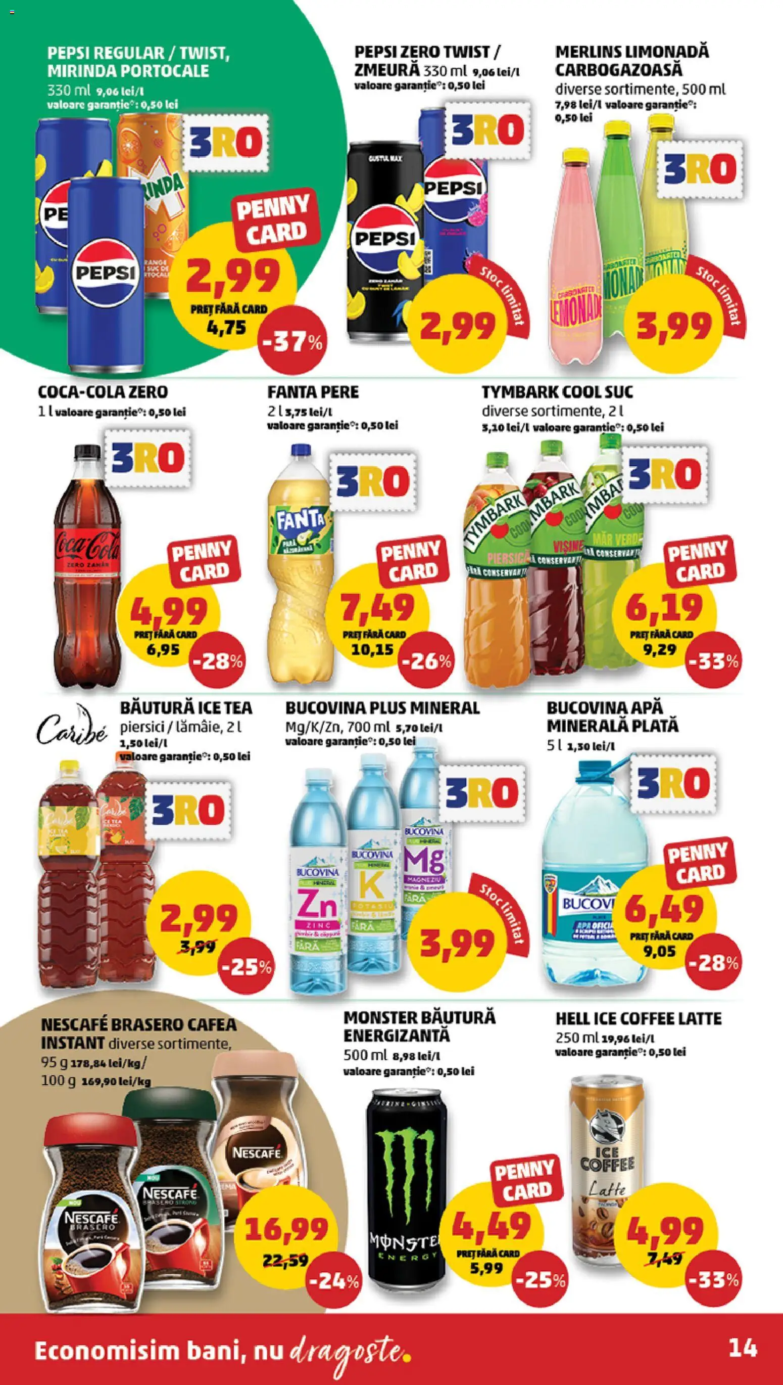 Catalog PENNY Market 29 Aprilie - 4 Mai 2026 | Pagina 14 | Produse: Cafea, Băutură energizantă, Ice tea, Lămâie