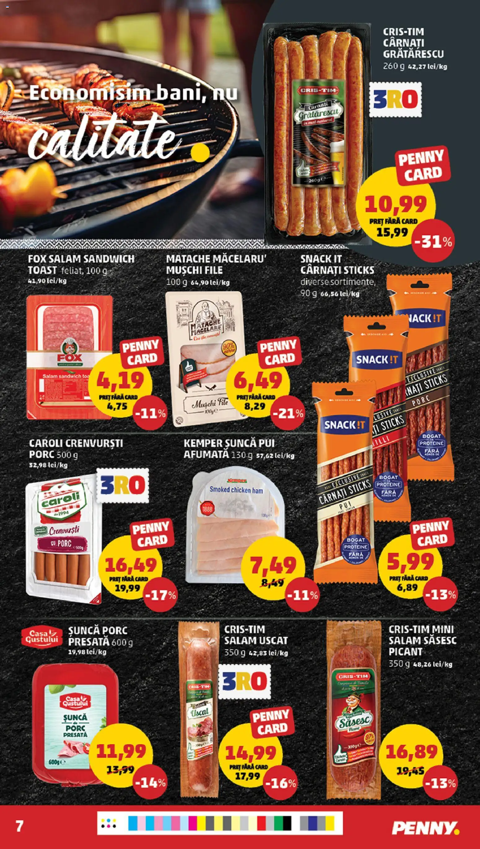 Catalog PENNY Market 29 Aprilie - 4 Mai 2026 | Pagina 7 | Produse: Hacıyatmaz Kedi Oyuncağı, Crenvurști, Șuncă, Cârnați