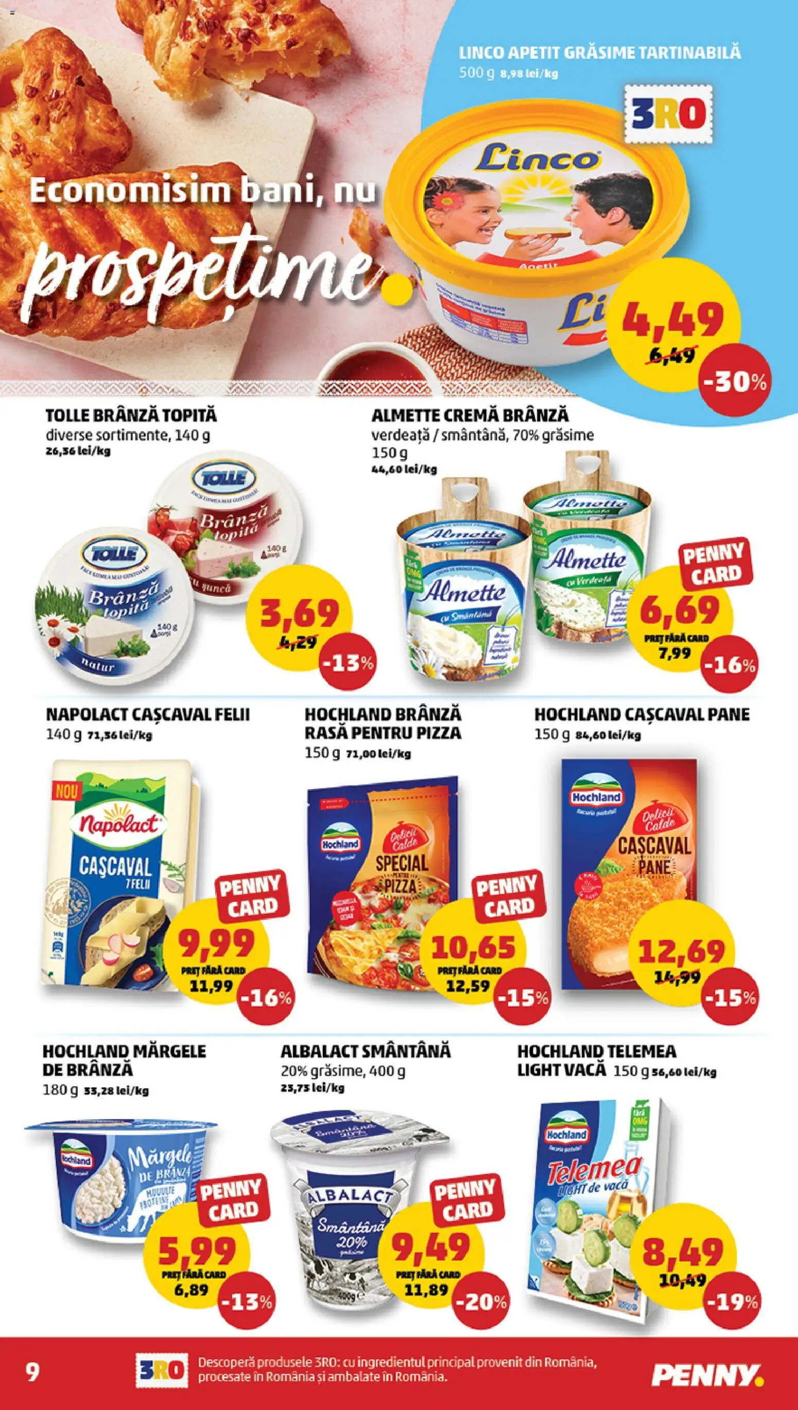 Catalog PENNY Market 29 Aprilie - 4 Mai 2026 | Pagina 9 | Produse: Brânză, Pizza, Smântână, Verdeață