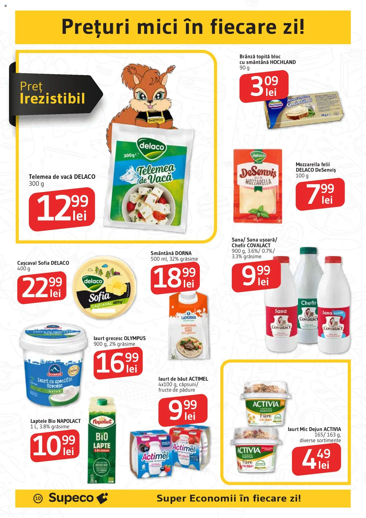 Catalog Supeco 30 Aprilie - 12 Mai 2026 | Pagina 10 | Produse: Mici, Mozzarella, Smântână, Fructe
