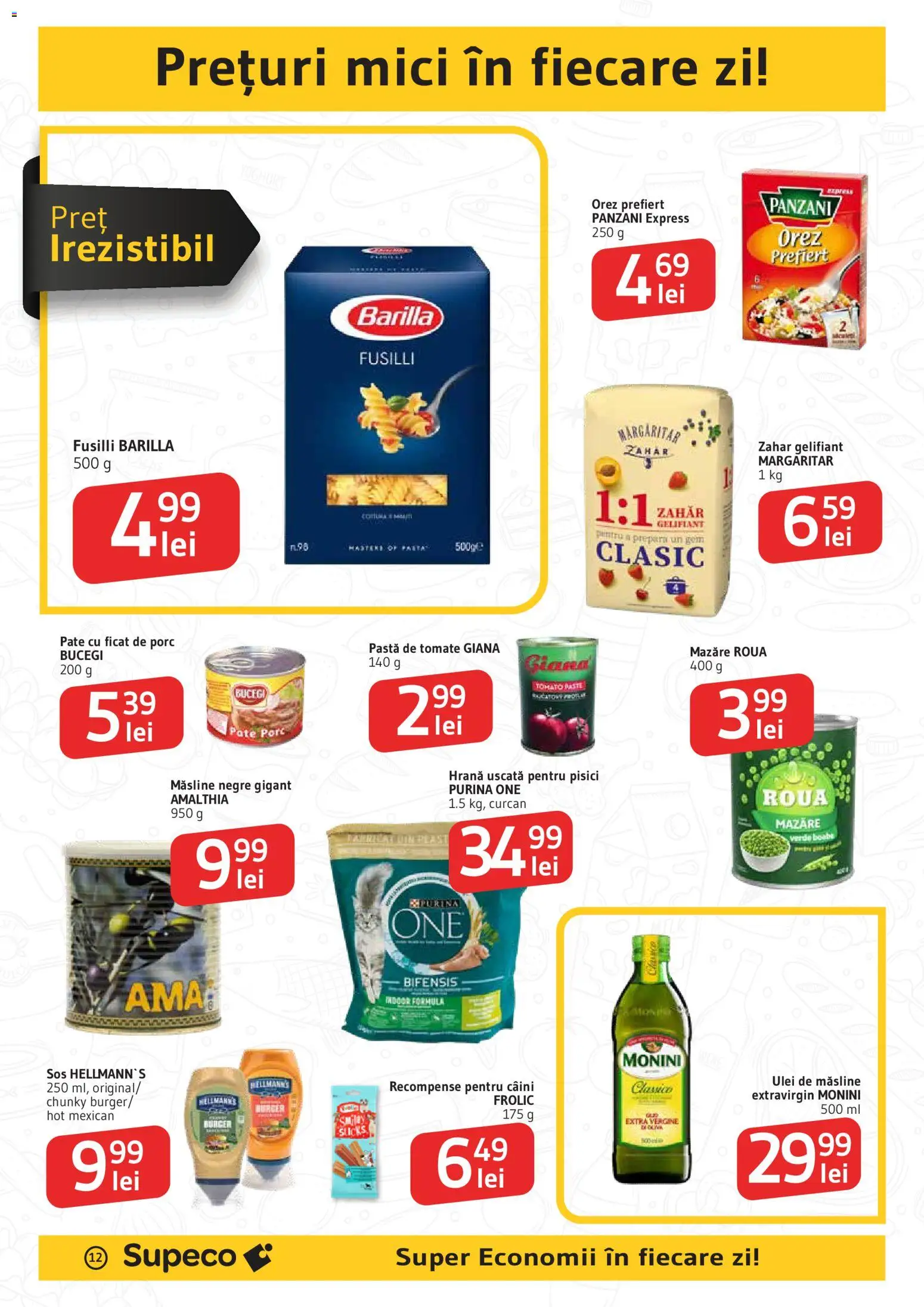 Catalog Supeco 30 Aprilie - 12 Mai 2026 | Pagina 12 | Produse: Mici, Măsline, Burger, Zahăr