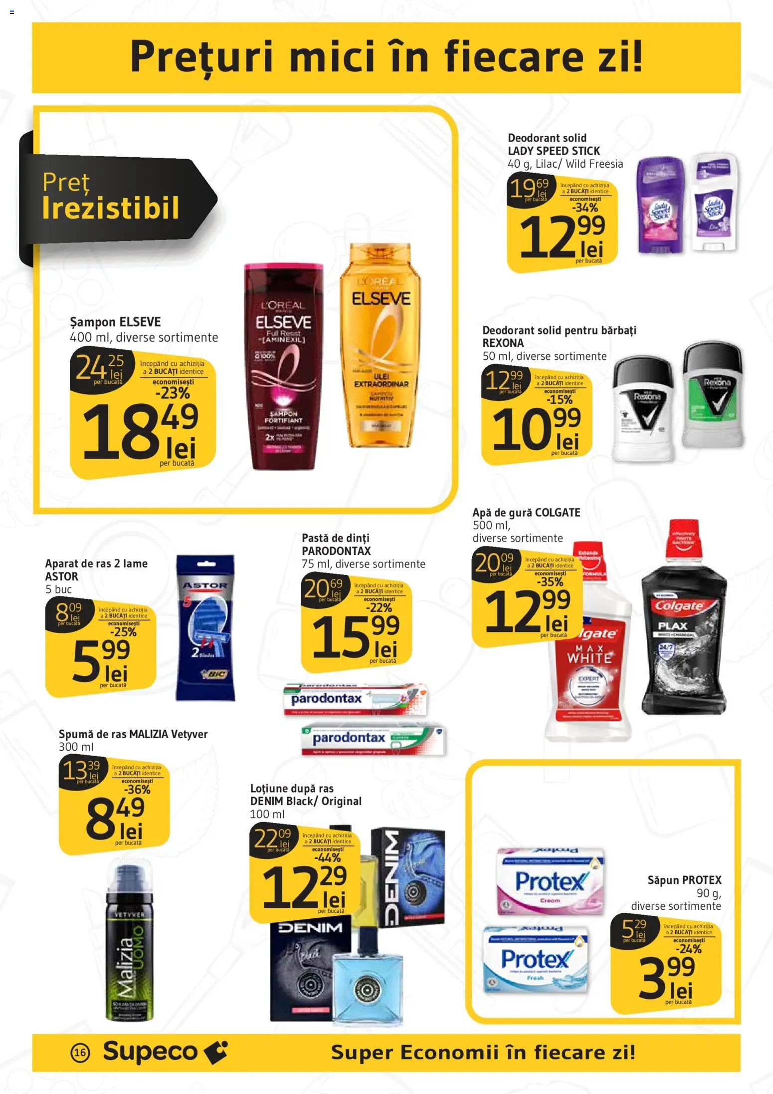Catalog Supeco 30 Aprilie - 12 Mai 2026 | Pagina 16 | Produse: Aparat De Ras, Ulei, Săpun, Apă