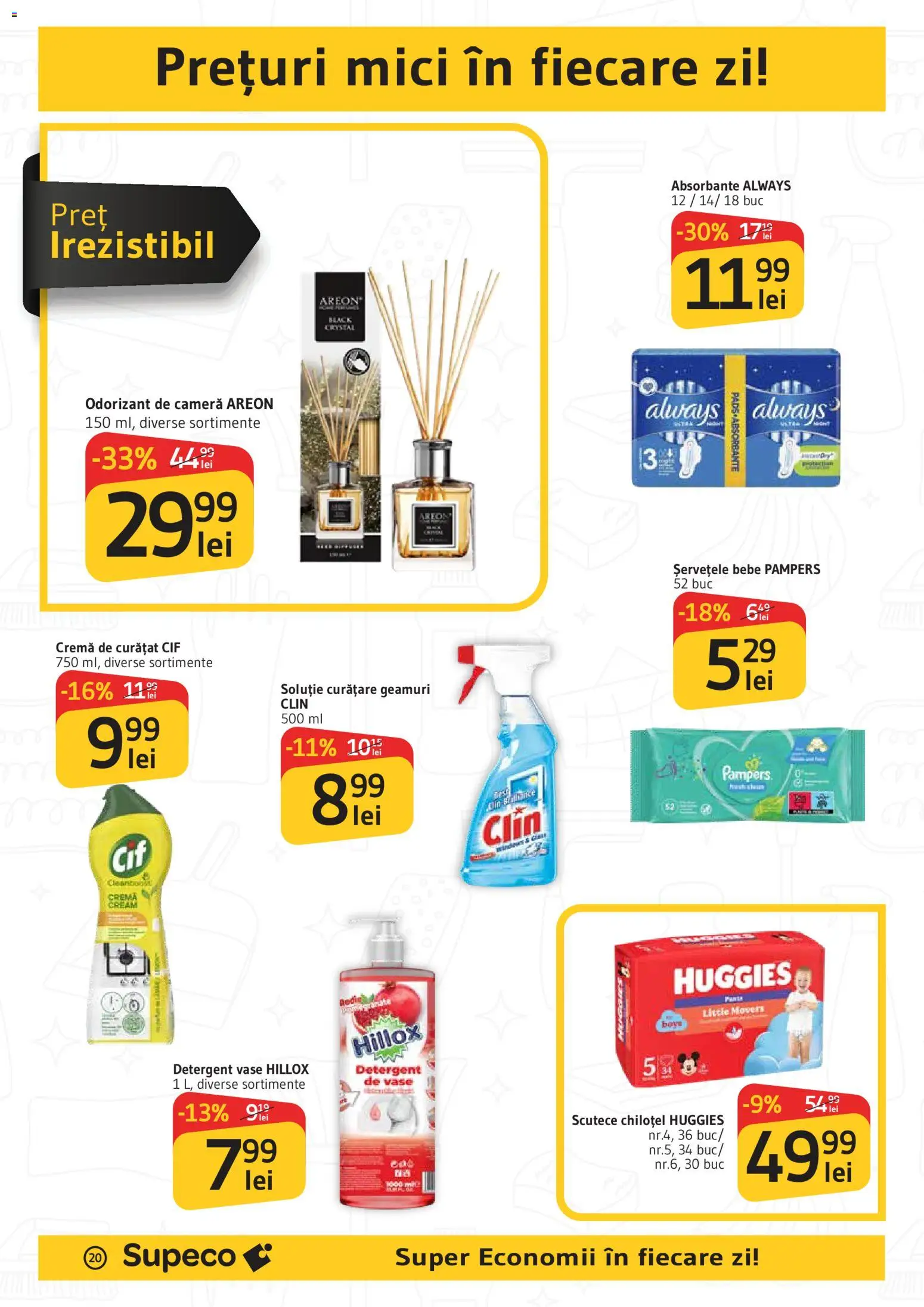 Catalog Supeco 30 Aprilie - 12 Mai 2026 | Pagina 20 | Produse: Cremă, Detergent, Absorbante, Scutece