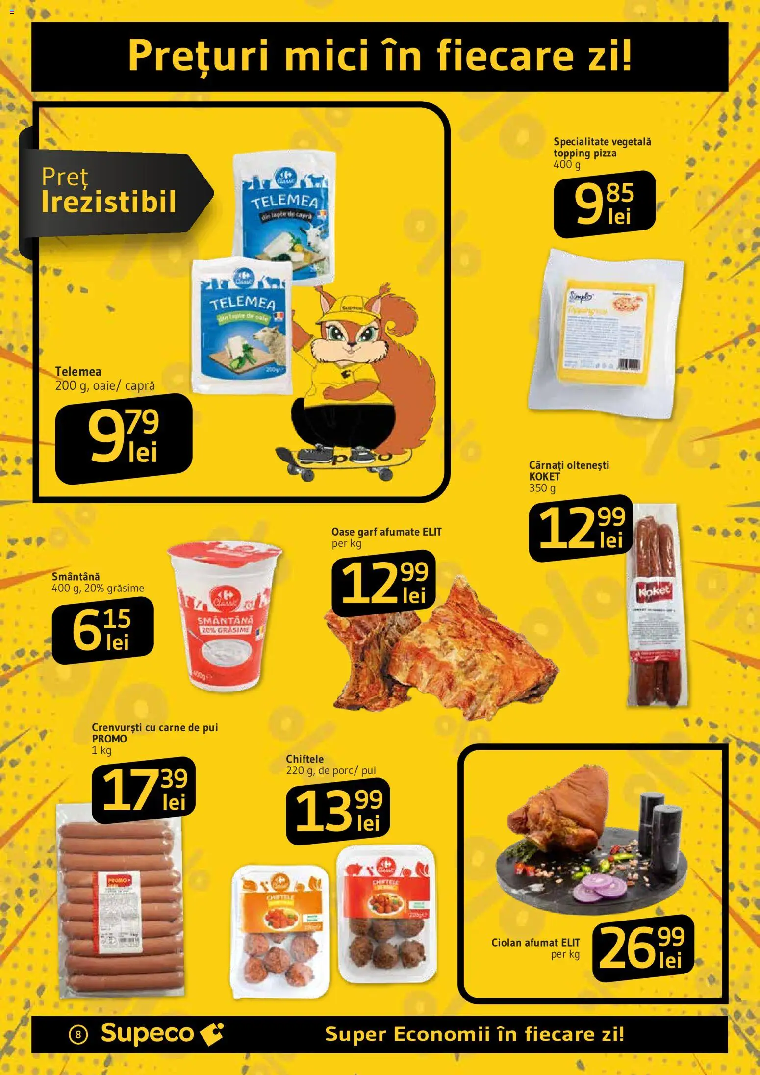 Catalog Supeco 30 Aprilie - 12 Mai 2026 | Pagina 8 | Produse: Crenvurști, Carne De Pui, Smântână, Chiftele