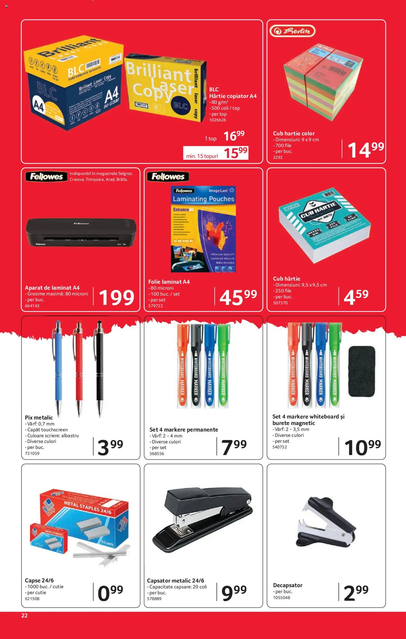 Catalog Selgros 1 - 13 Mai 2026 | Pagina 22