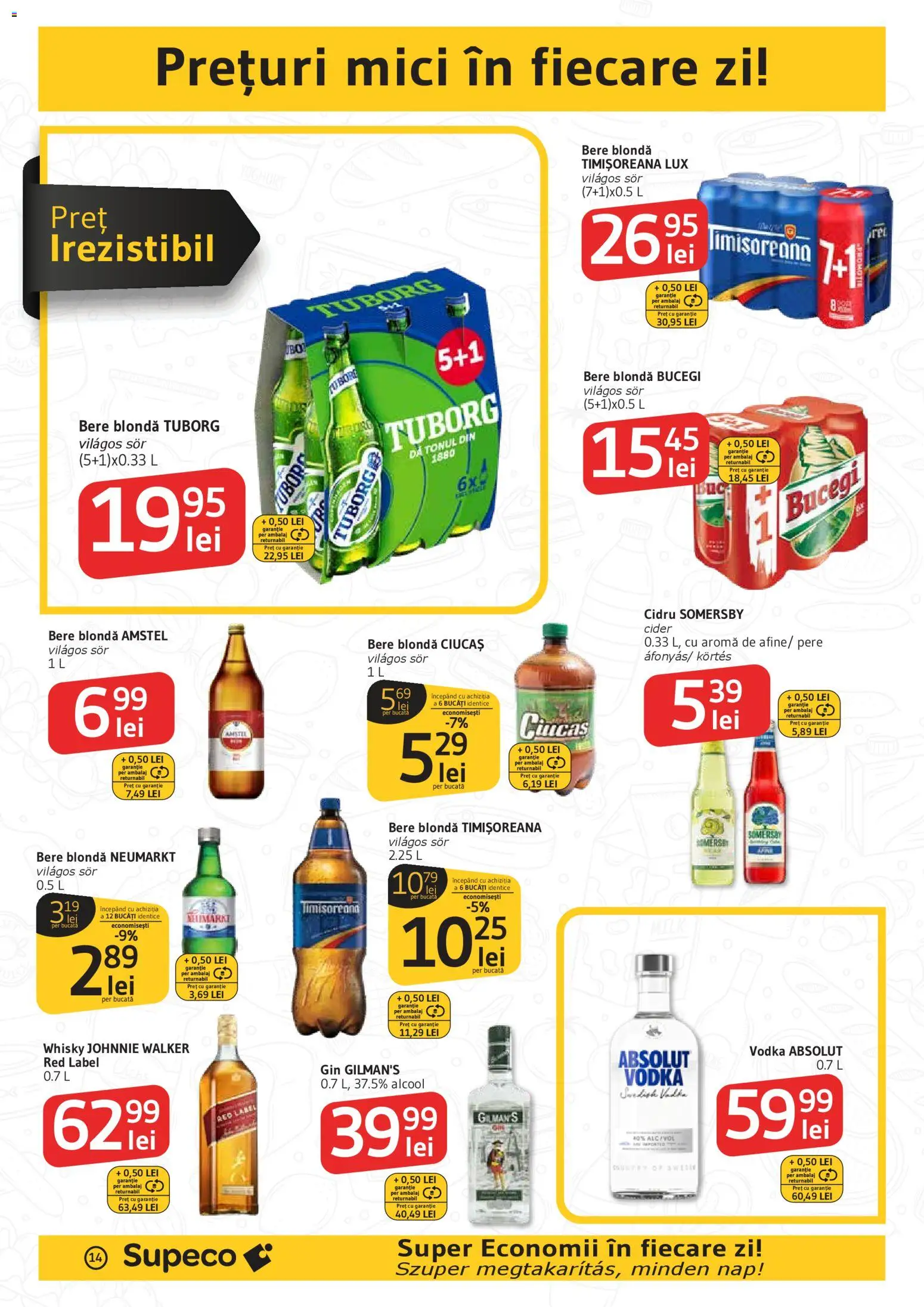 Catalog Supeco 30 Aprilie - 12 Mai 2026 | Pagina 14 | Produse: Mici, Bere, Gin, Vodka
