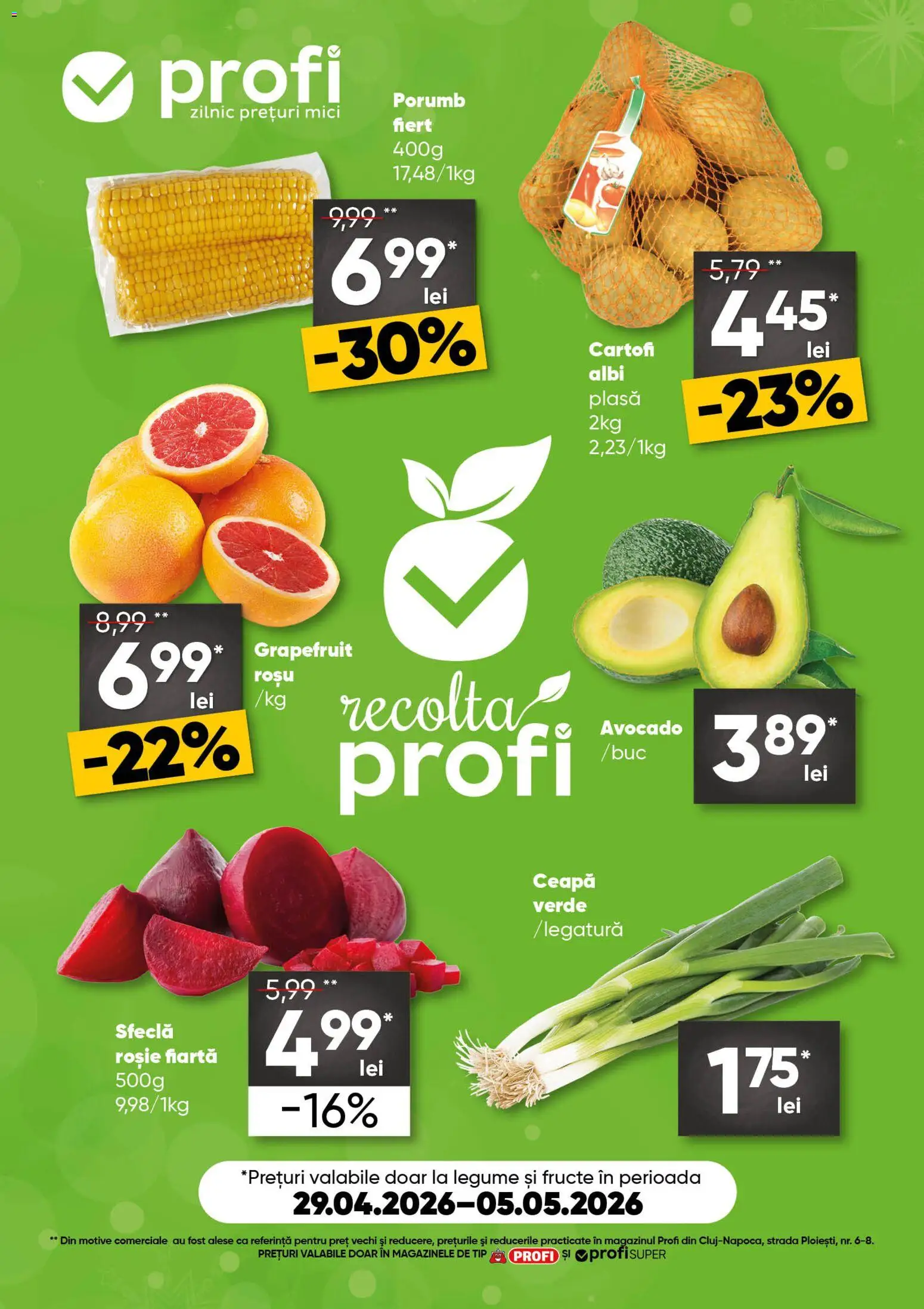 Catalog Profi 29 Aprilie - 4 Mai 2026 | Pagina 1 | Produse: Avocado, Cartofi, Legume, Sfeclă