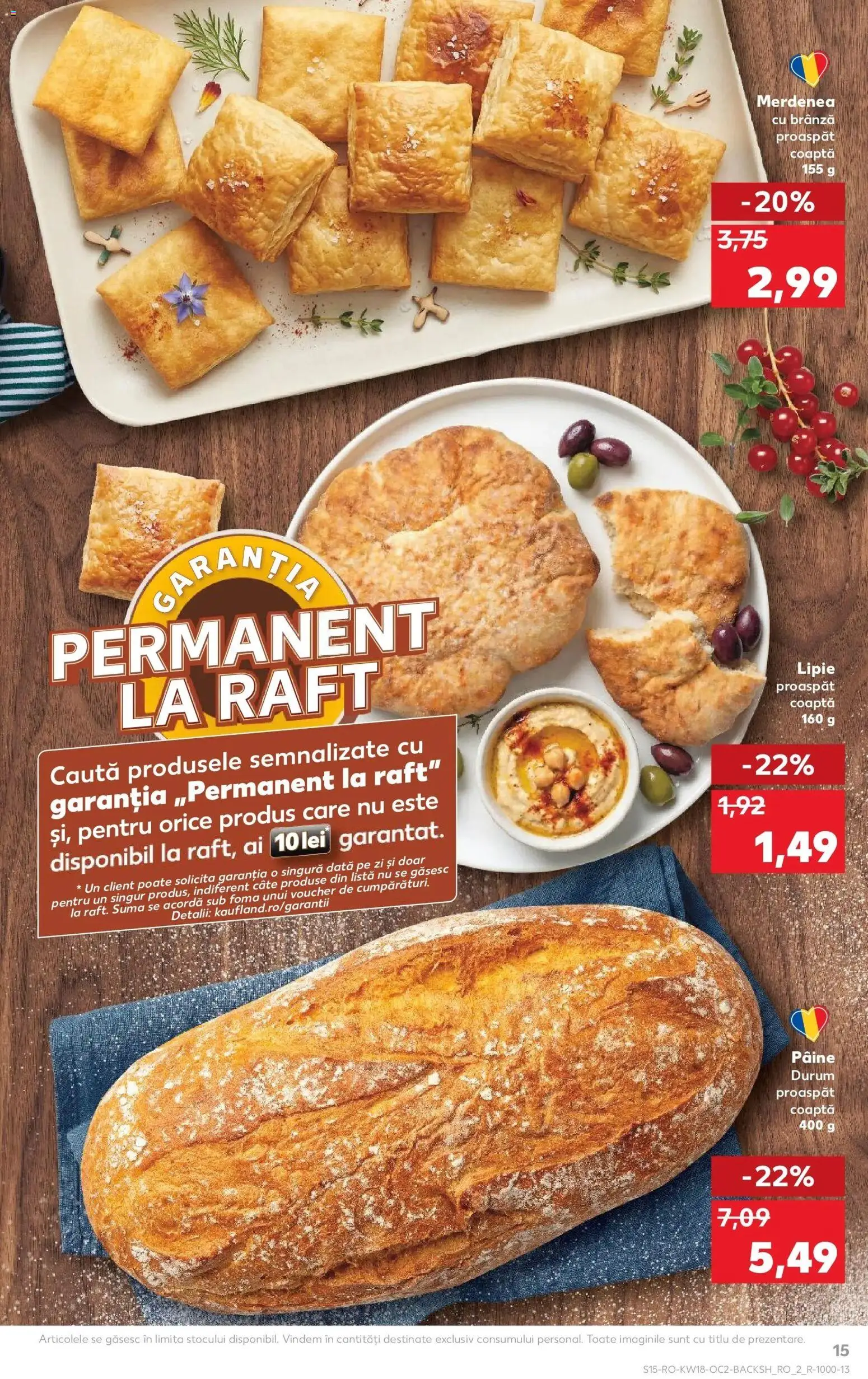Catalog Kaufland 29 Aprilie - 4 Mai 2026 | Pagina 15 | Produse: Raft, Brânză, Pâine