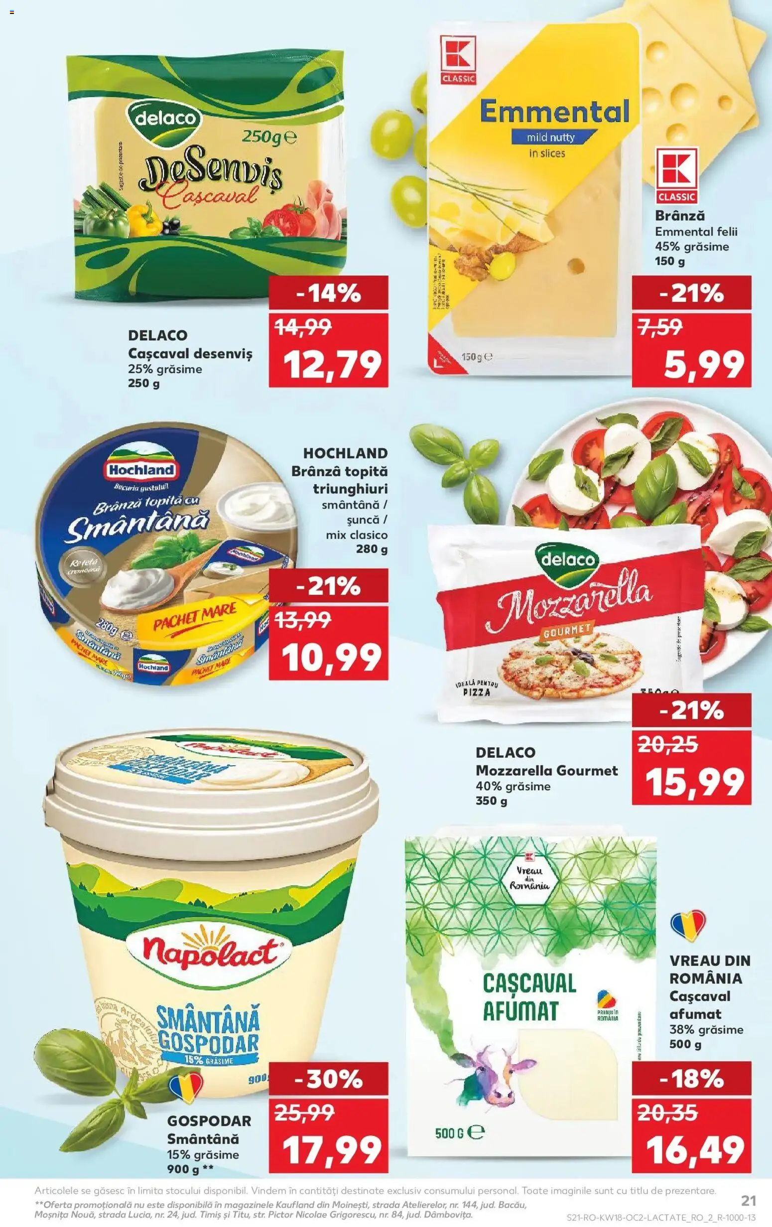Catalog Kaufland 29 Aprilie - 4 Mai 2026 | Pagina 21 | Produse: Light Kedi Konservesi, Cașcaval, Brânză, Smântână