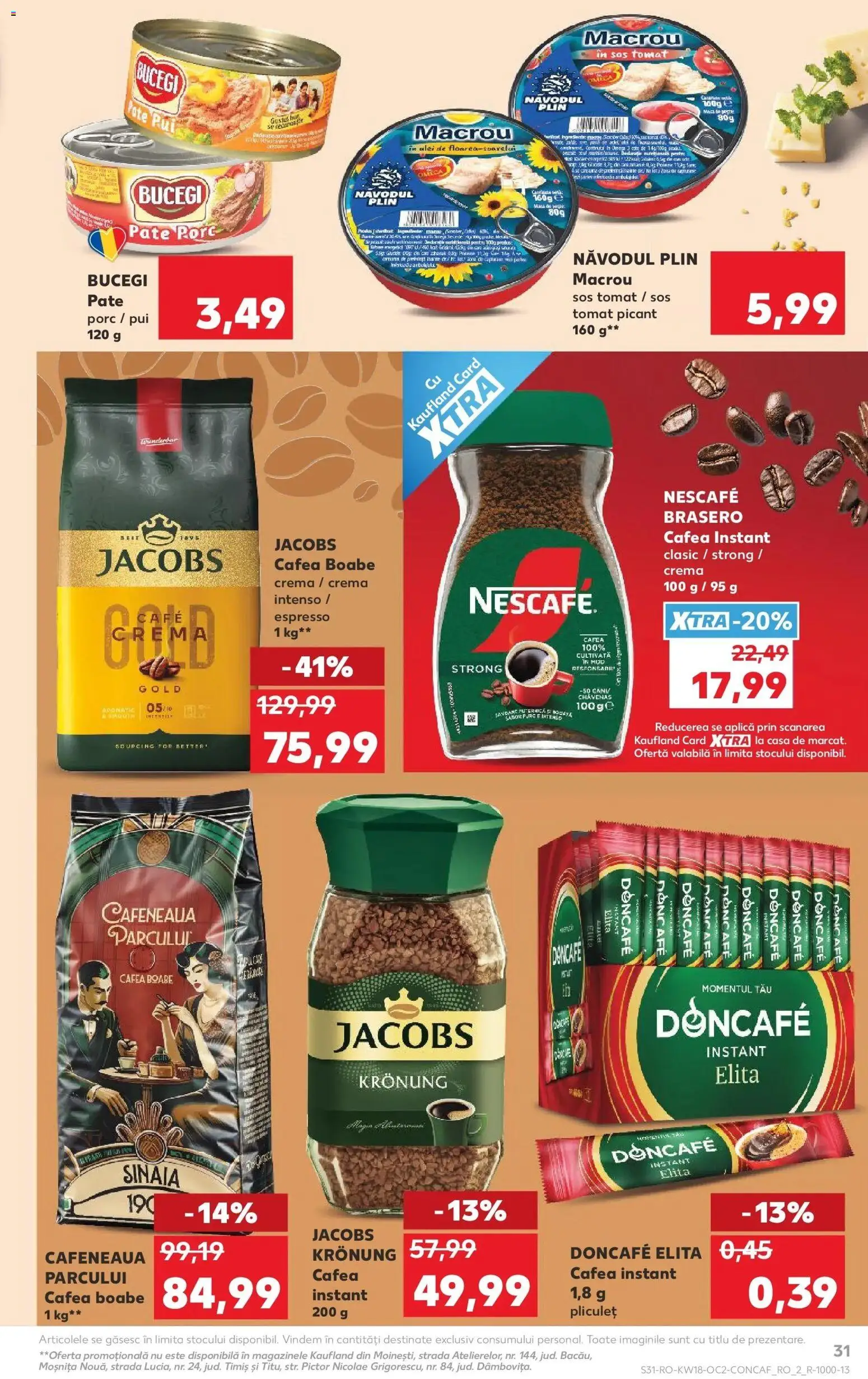 Catalog Kaufland 29 Aprilie - 4 Mai 2026 | Pagina 31 | Produse: Pate, Köpek çiti, Cremă, Sos