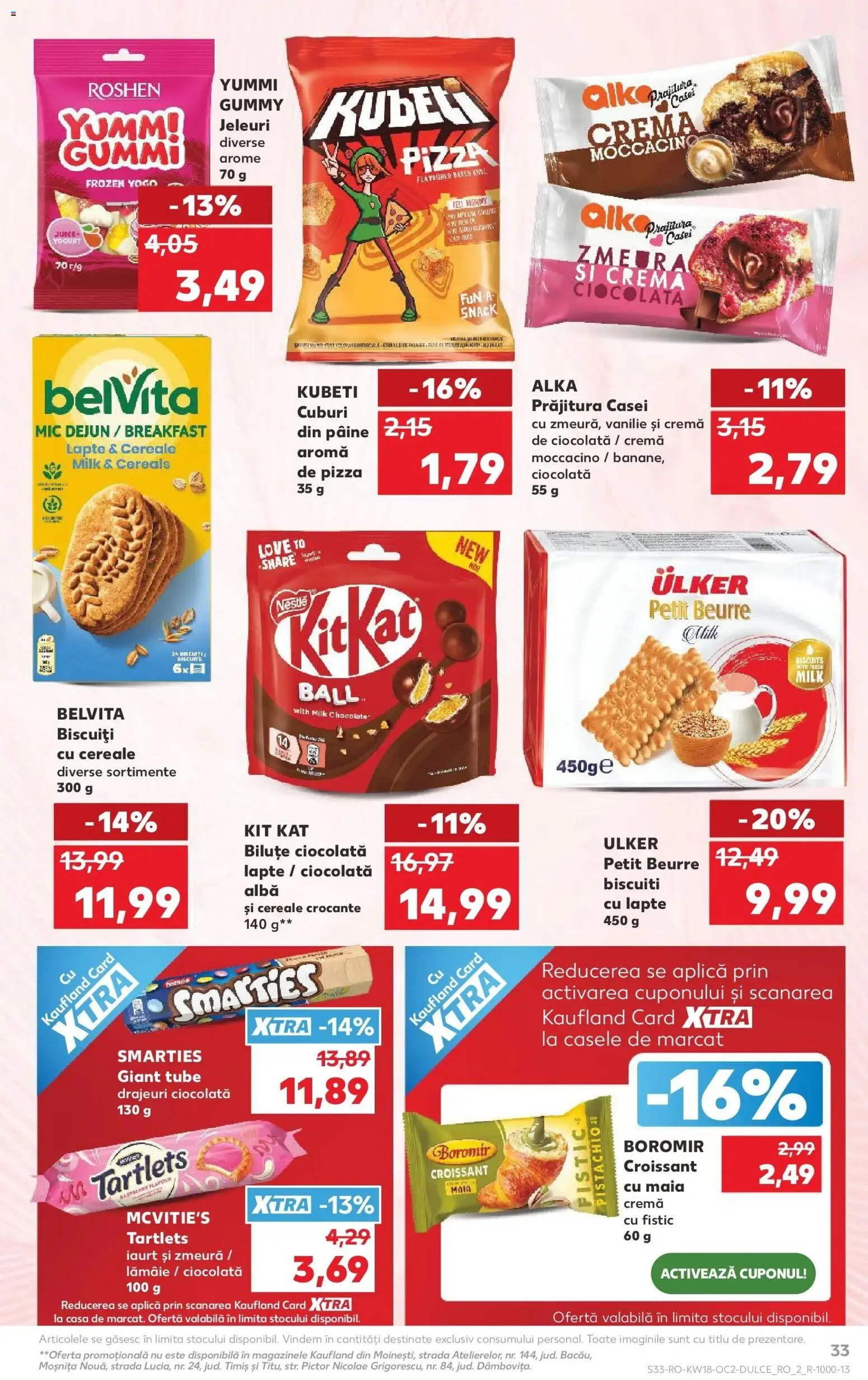 Catalog Kaufland 29 Aprilie - 4 Mai 2026 | Pagina 33 | Produse: Prăjitură, Lapte, Cremă, Lămâie