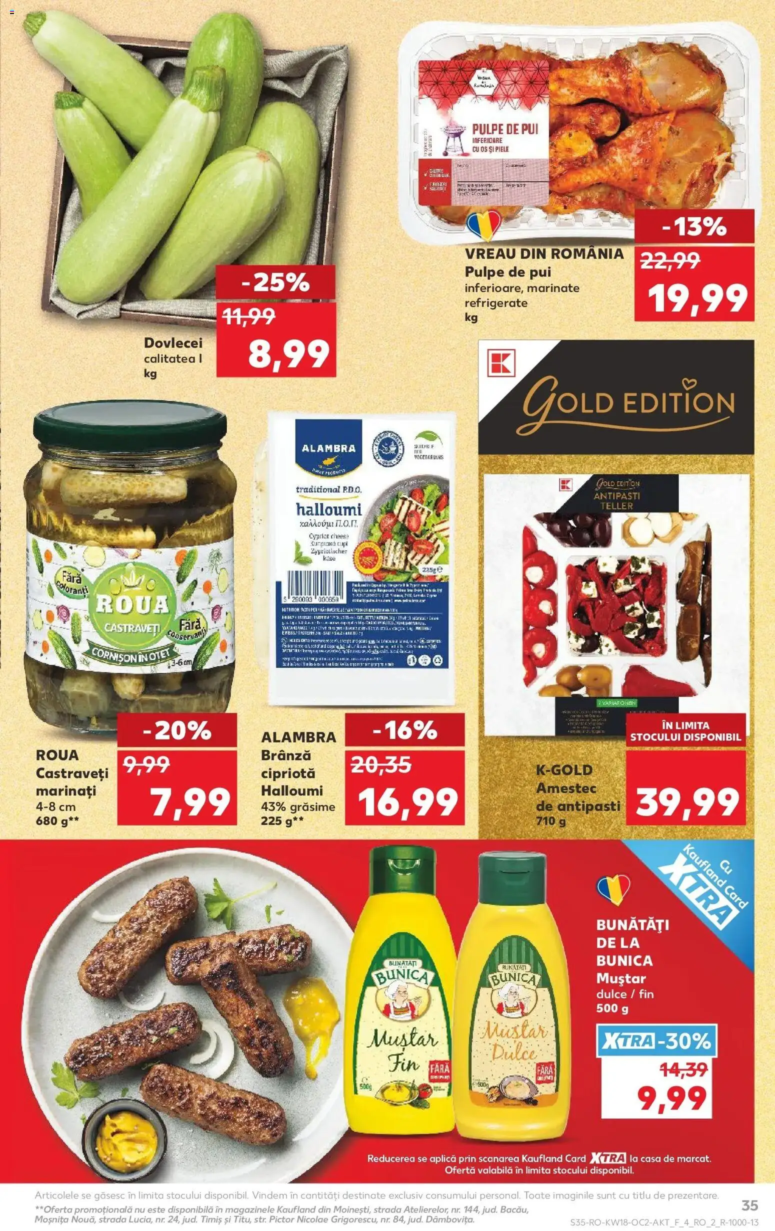 Catalog Kaufland 29 Aprilie - 4 Mai 2026 | Pagina 35 | Produse: Hacıyatmaz Kedi Oyuncağı, Oțet, Muștar, Castraveți