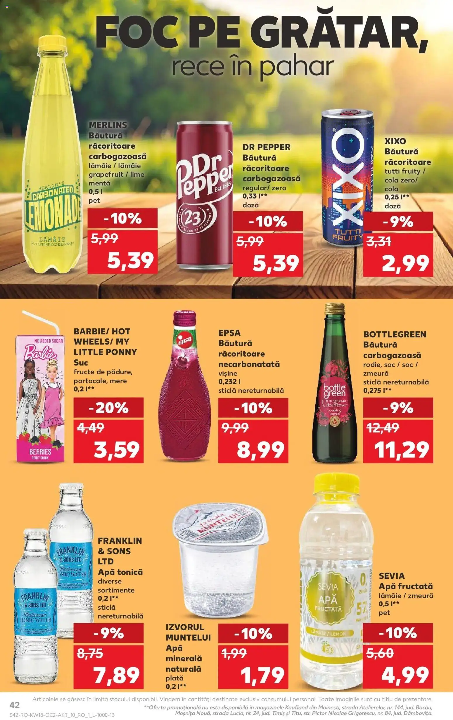 Catalog Kaufland 29 Aprilie - 4 Mai 2026 | Pagina 42 | Produse: Zmeură, Yazı tahtası kalemi, Amerikan servis, Apă