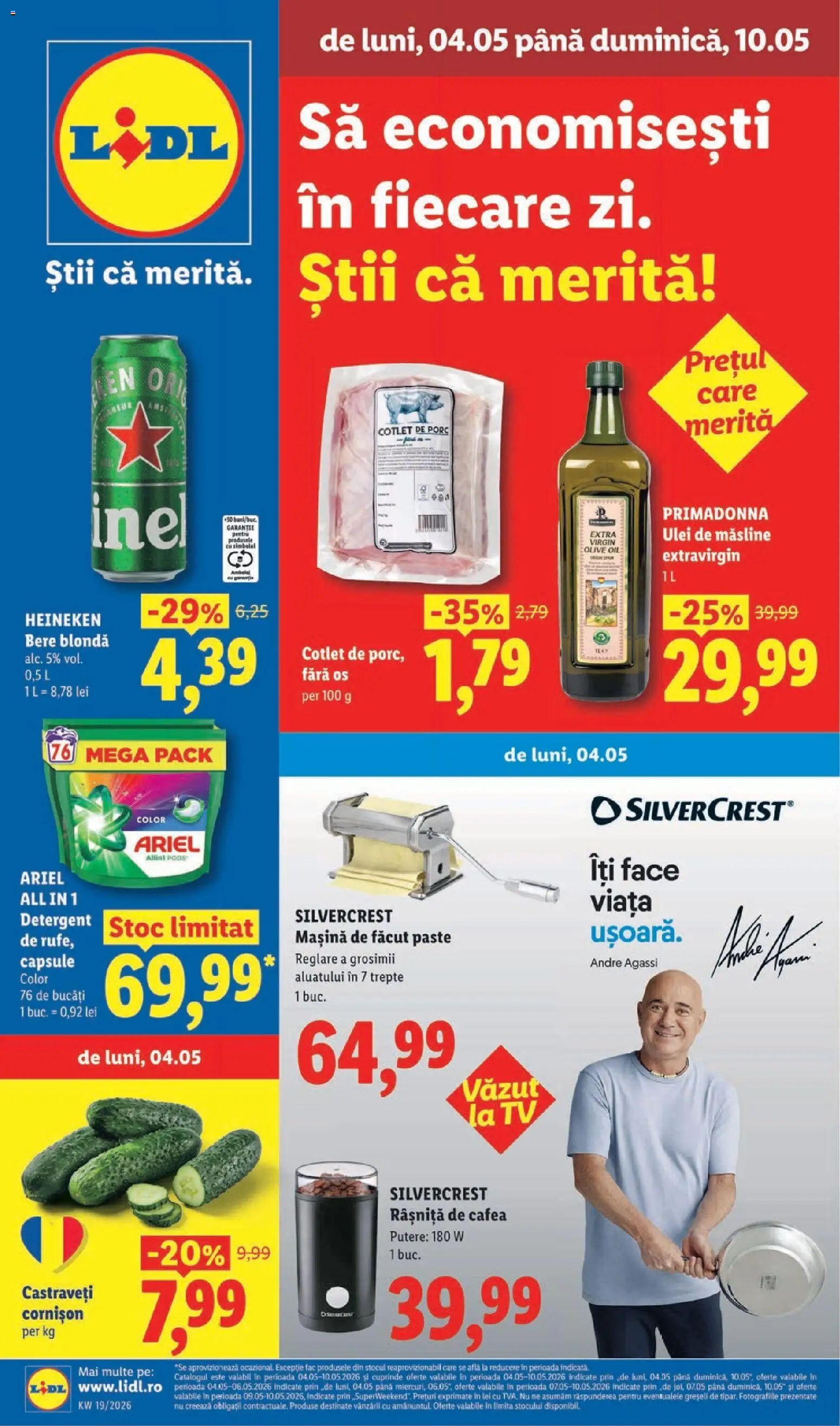 Catalog LIDL 4 - 9 Mai 2026 | Pagina 1 | Produse: Lait de coco, Ulei, Cafea, Bere