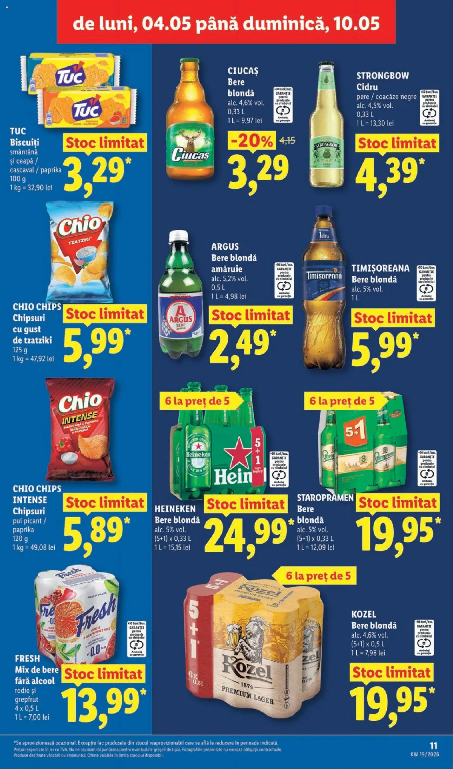 Catalog LIDL 4 - 9 Mai 2026 | Pagina 11 | Produse: Hacıyatmaz Kedi Oyuncağı, Bere, Smântână, Biscuiți