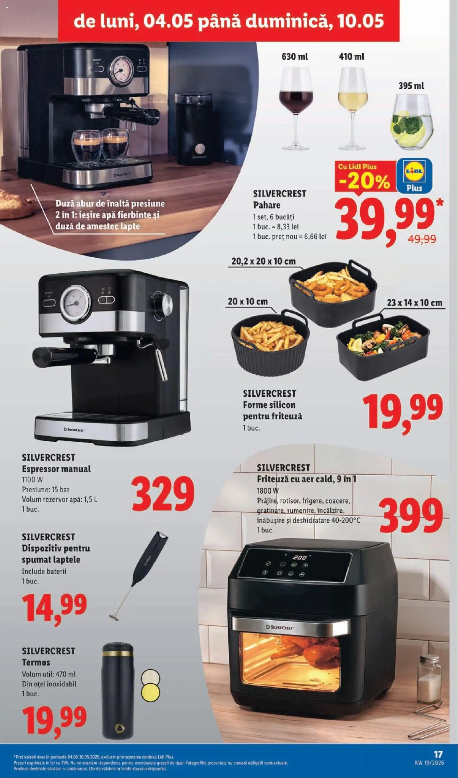 Catalog LIDL 4 - 9 Mai 2026 | Pagina 17 | Produse: Pahare, Termos, Baterii, Lapte