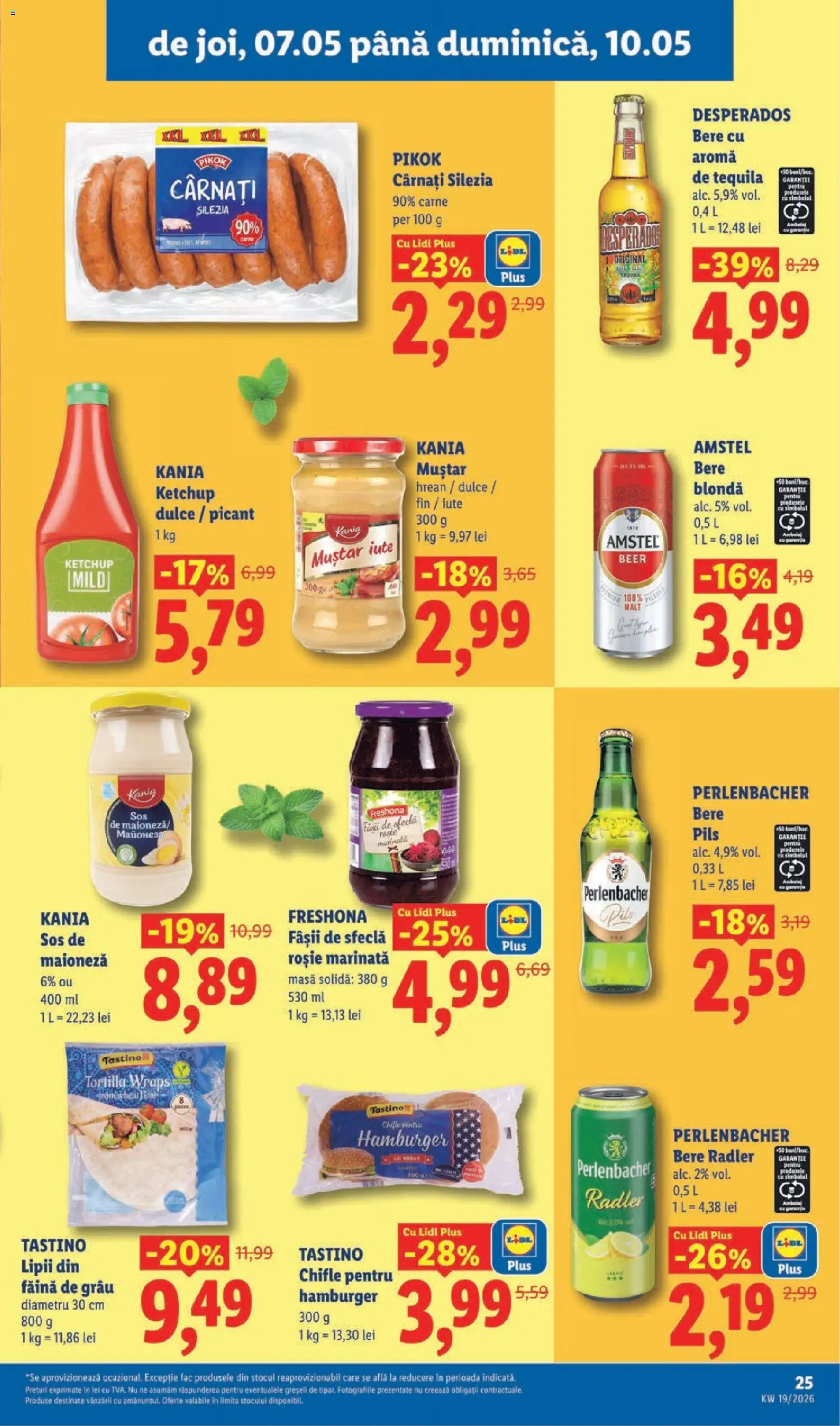 Catalog LIDL 4 - 9 Mai 2026 | Pagina 25 | Produse: Muștar, Ketchup, Maioneză, Cârnați