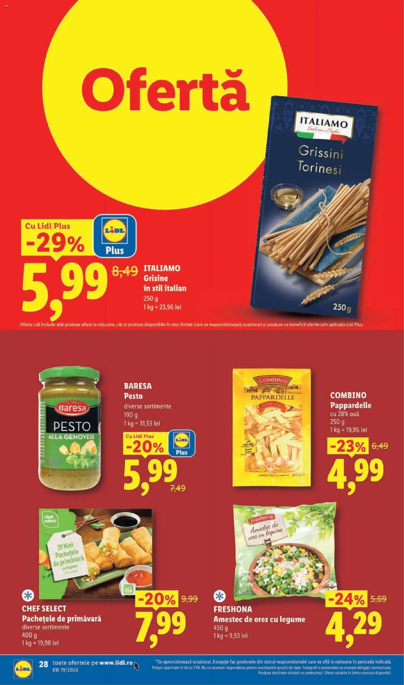 Catalog LIDL 4 - 9 Mai 2026 | Pagina 28 | Produse: Ouă, Orez, Kanca, Legume