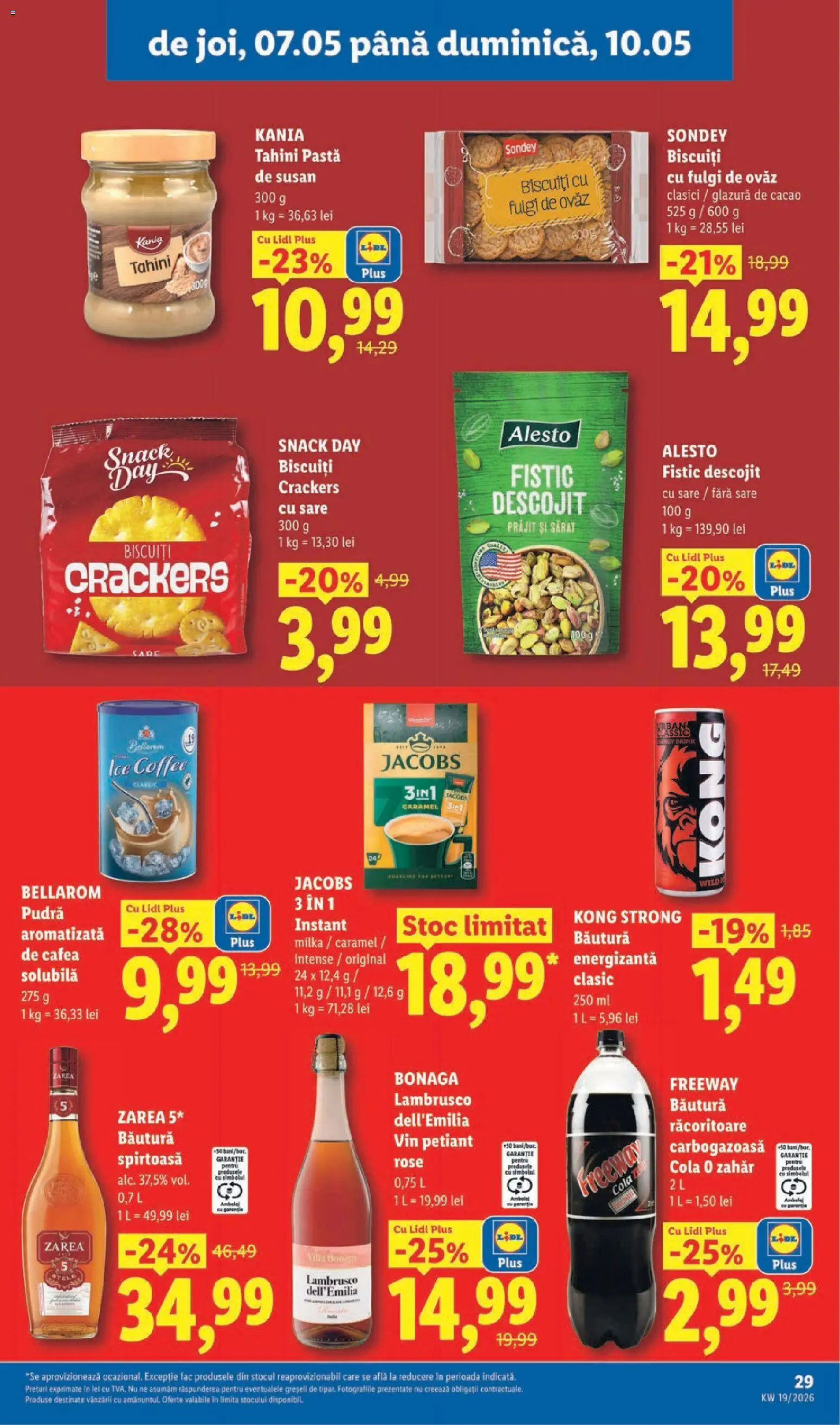 Catalog LIDL 4 - 9 Mai 2026 | Pagina 29 | Produse: Pudră, Vin, Băutură energizantă, Biscuiți