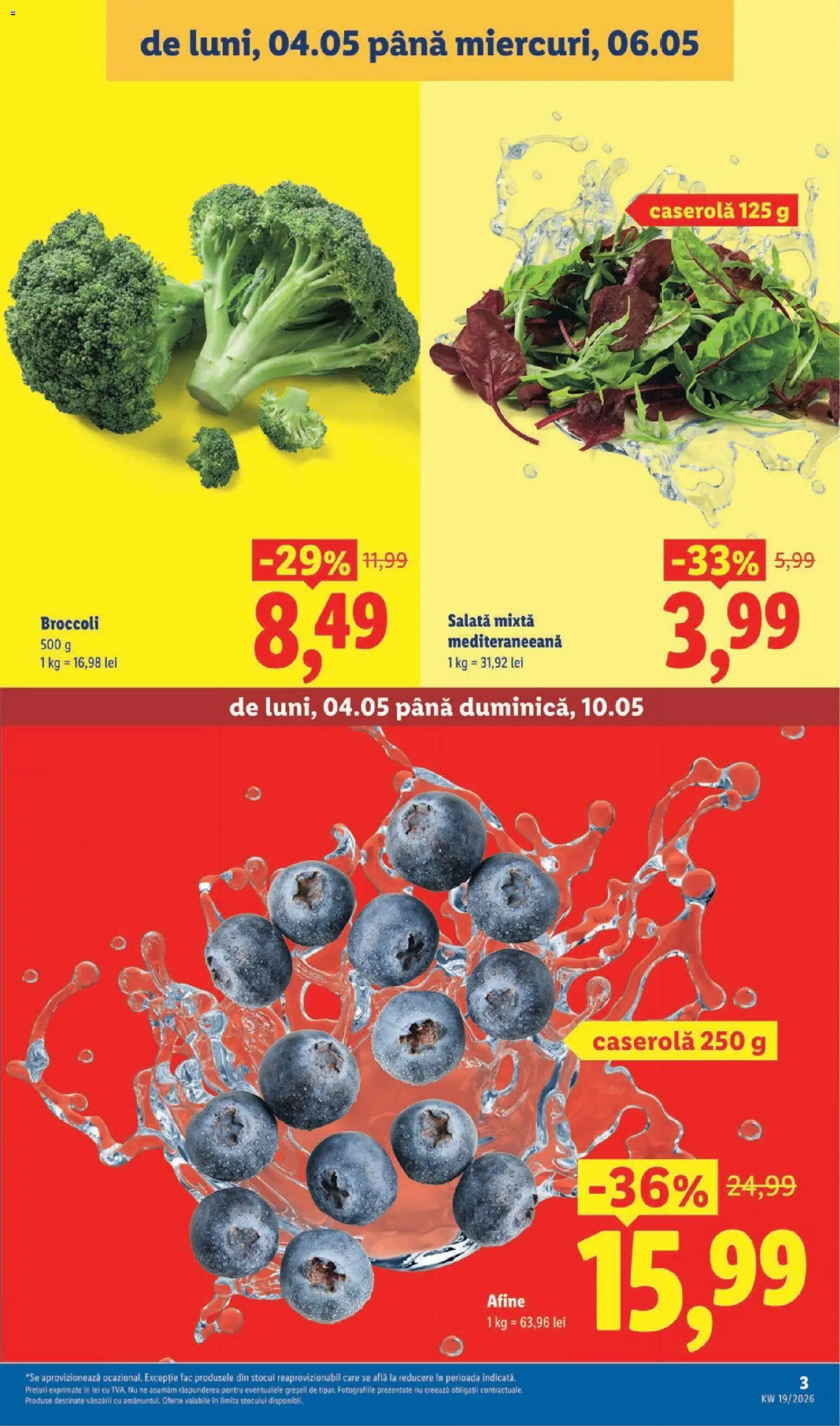 Catalog LIDL 4 - 9 Mai 2026 | Pagina 3 | Produse: Afine, Salată