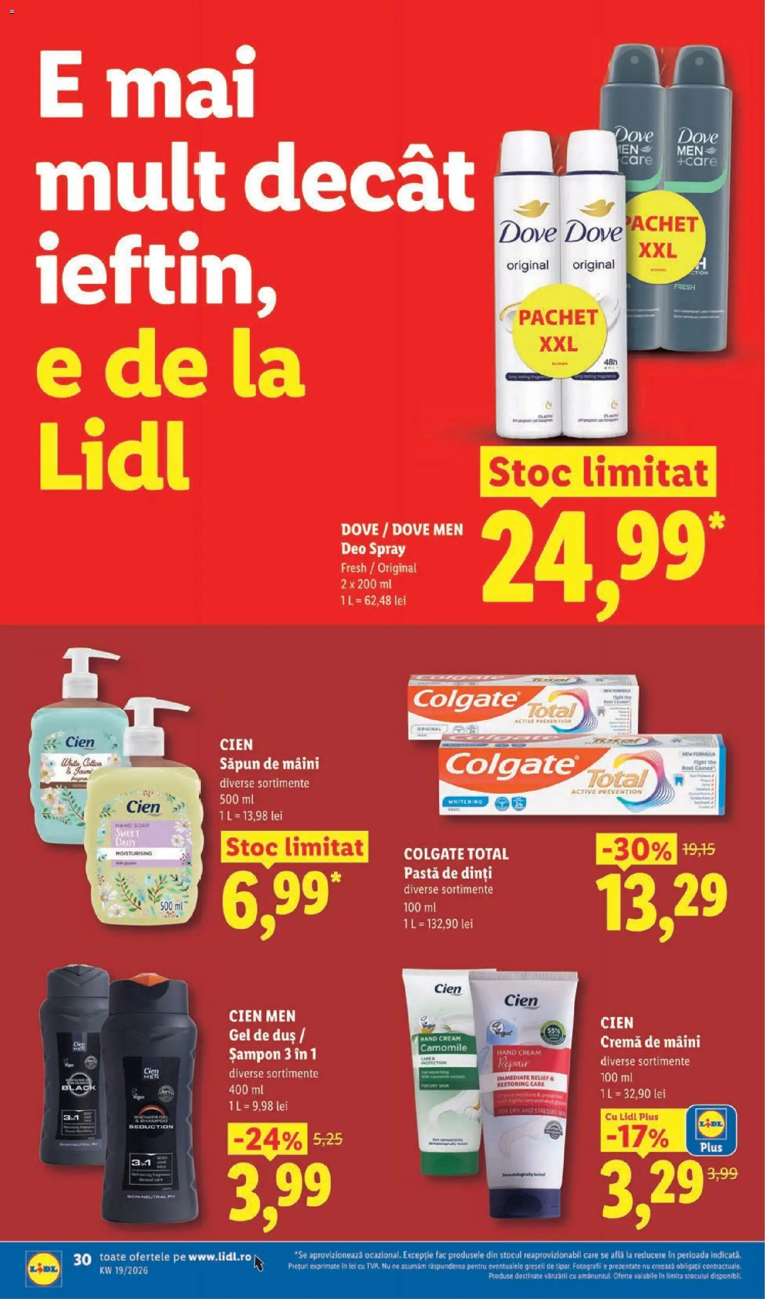 Catalog LIDL 4 - 9 Mai 2026 | Pagina 30 | Produse: Duș, Șampon, Cremă de mâini, Săpun