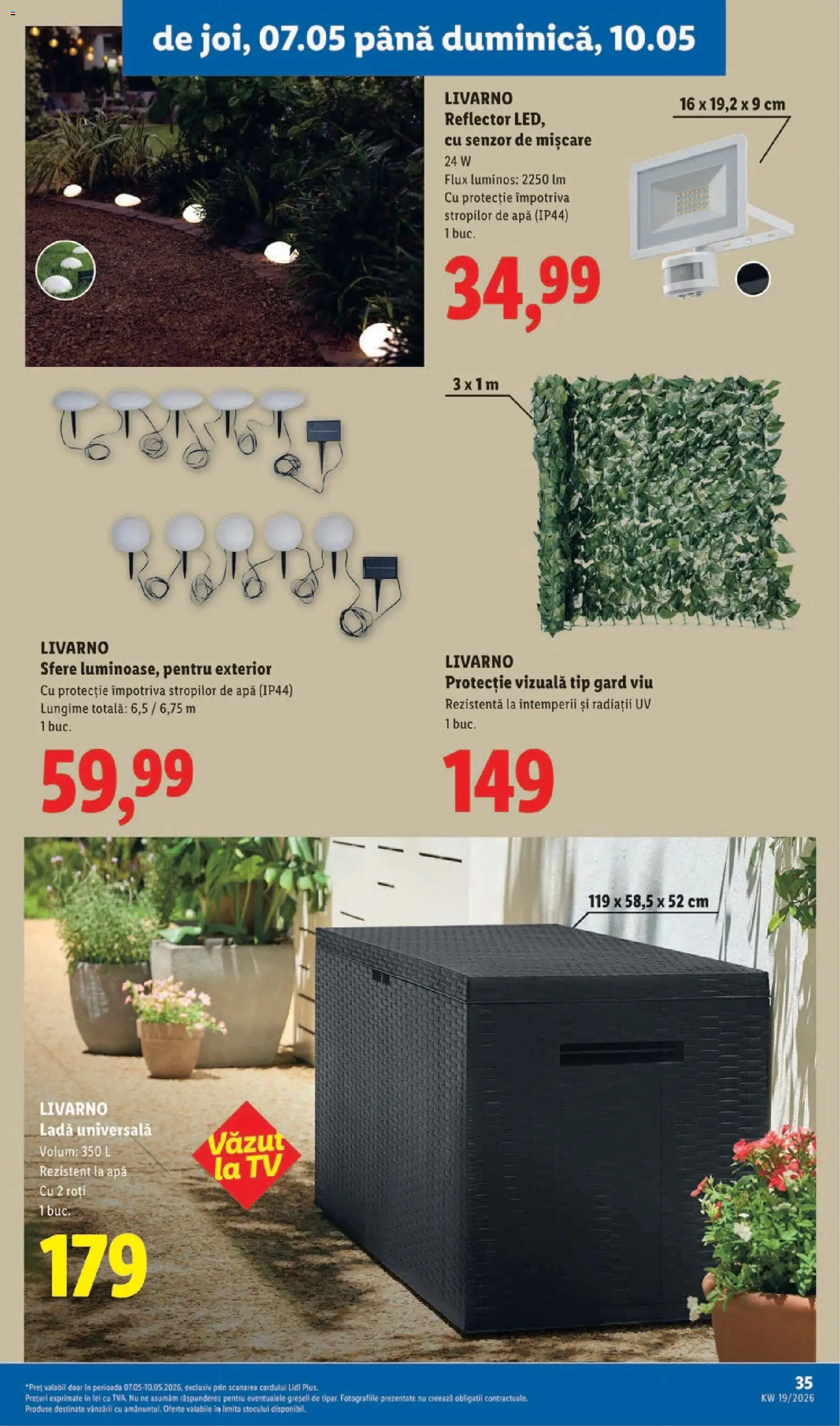 Catalog LIDL 4 - 9 Mai 2026 | Pagina 35 | Produse: T cetveli, Babak, Apă