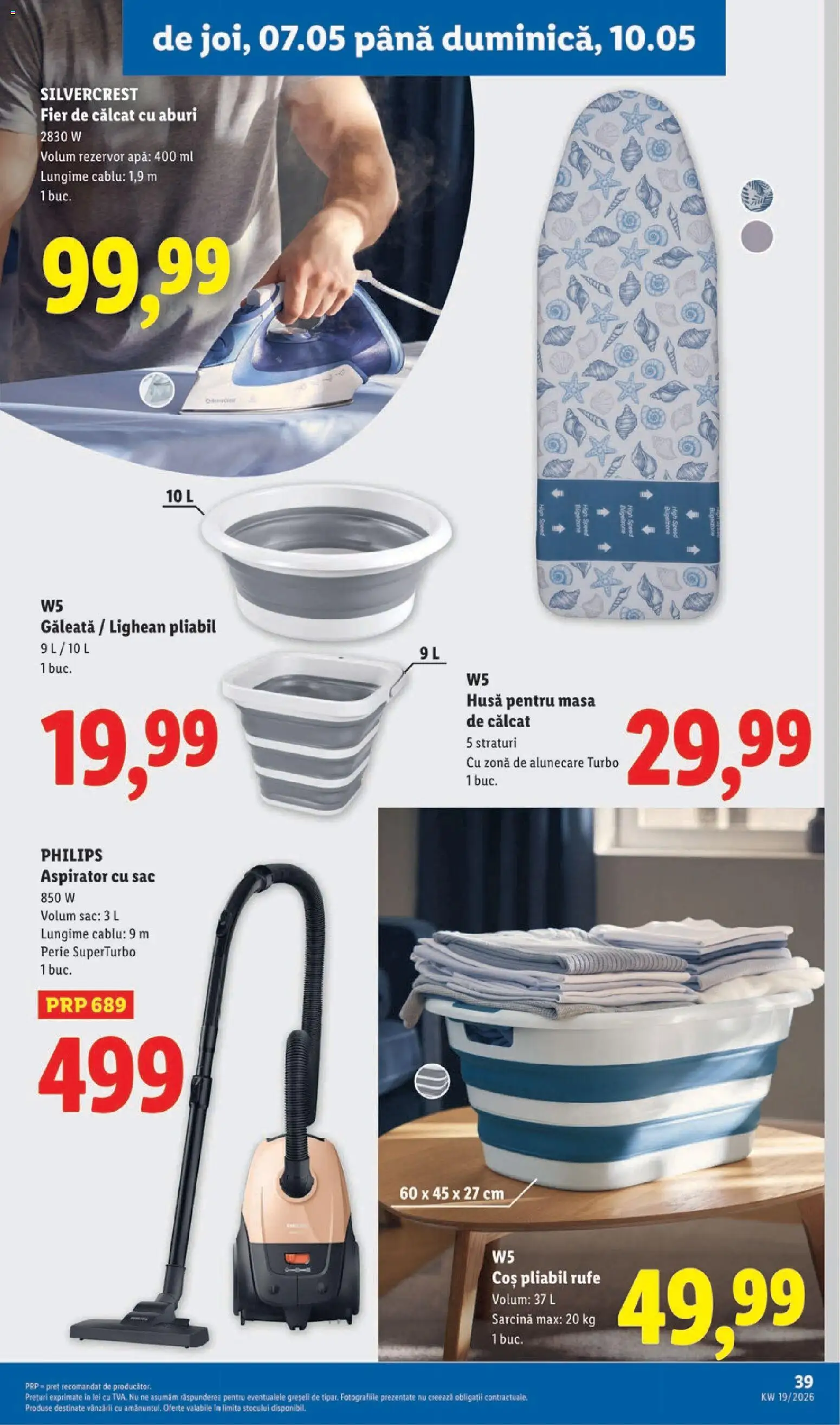 Catalog LIDL 4 - 9 Mai 2026 | Pagina 39 | Produse: Enginar, Cablu, Aspirator, Perie