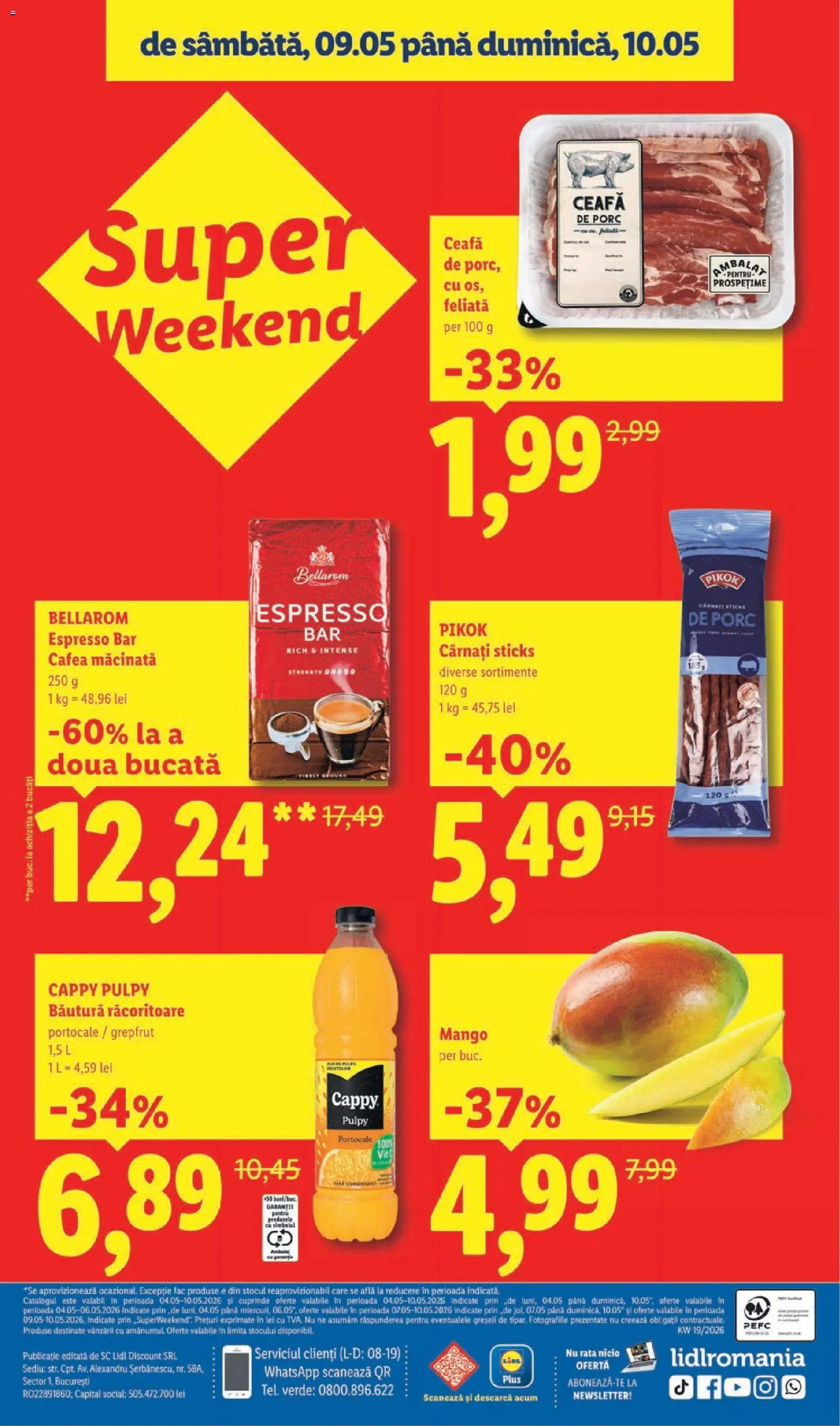 Catalog LIDL 4 - 9 Mai 2026 | Pagina 40 | Produse: Cafea, Grepfrut, Mango, Cârnați