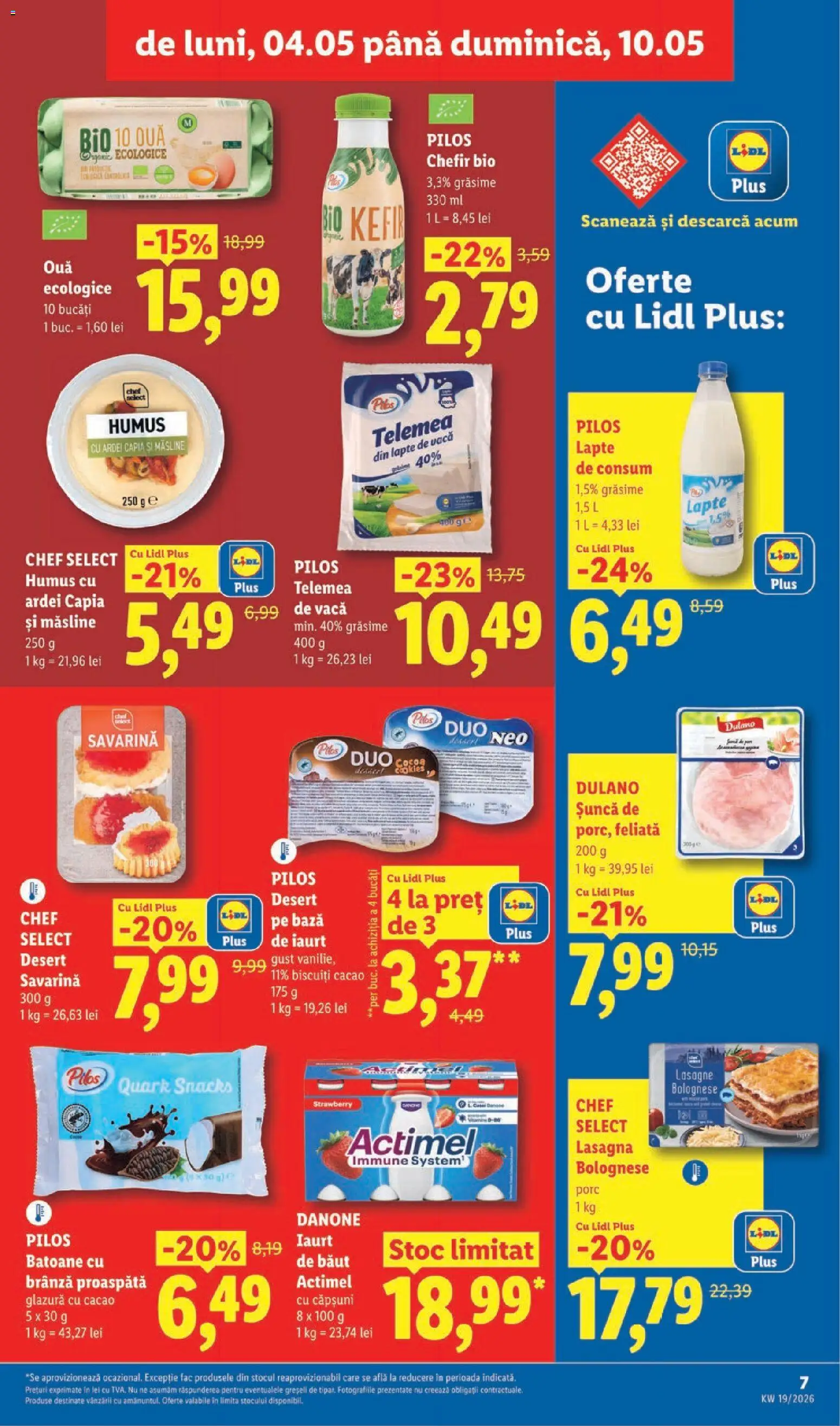 Catalog LIDL 4 - 9 Mai 2026 | Pagina 7 | Produse: Savarină, Ardei, Kefir, Biscuiți