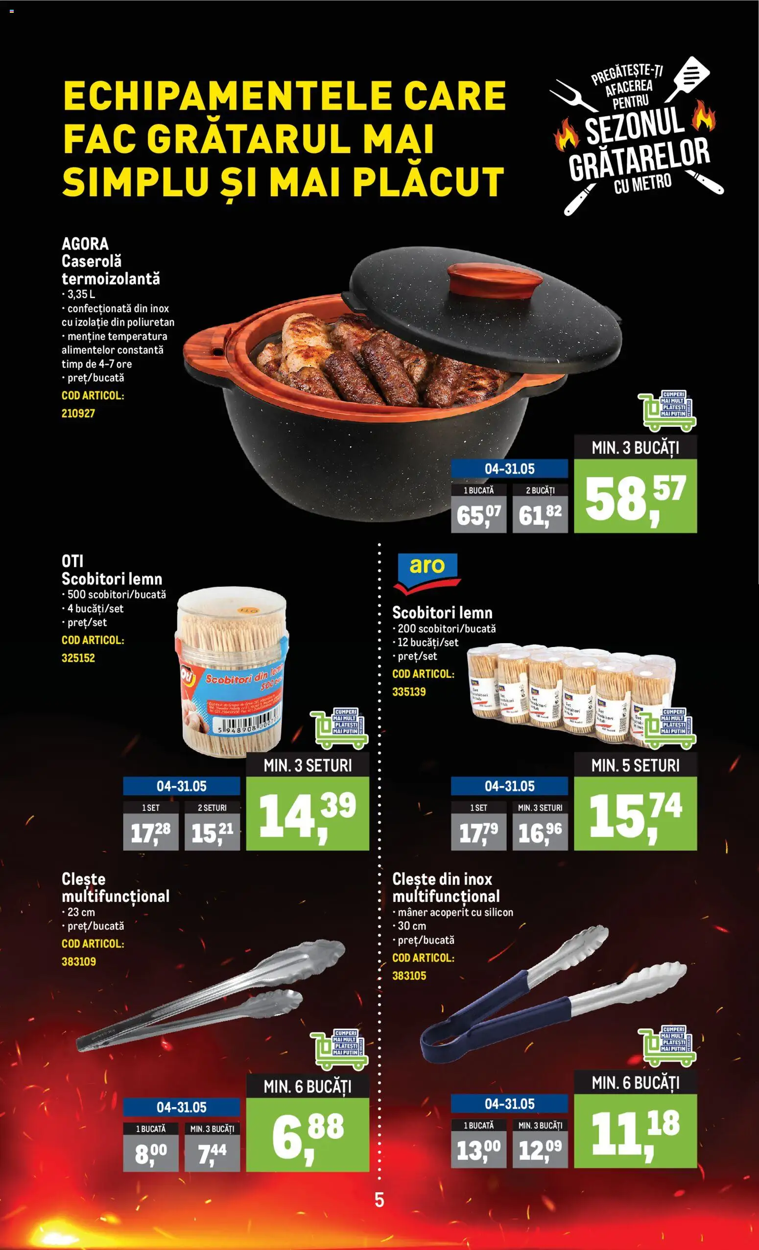 Catalog METRO 1 - 30 Mai 2026 | Pagina 5 | Produse: Clește, Mâner
