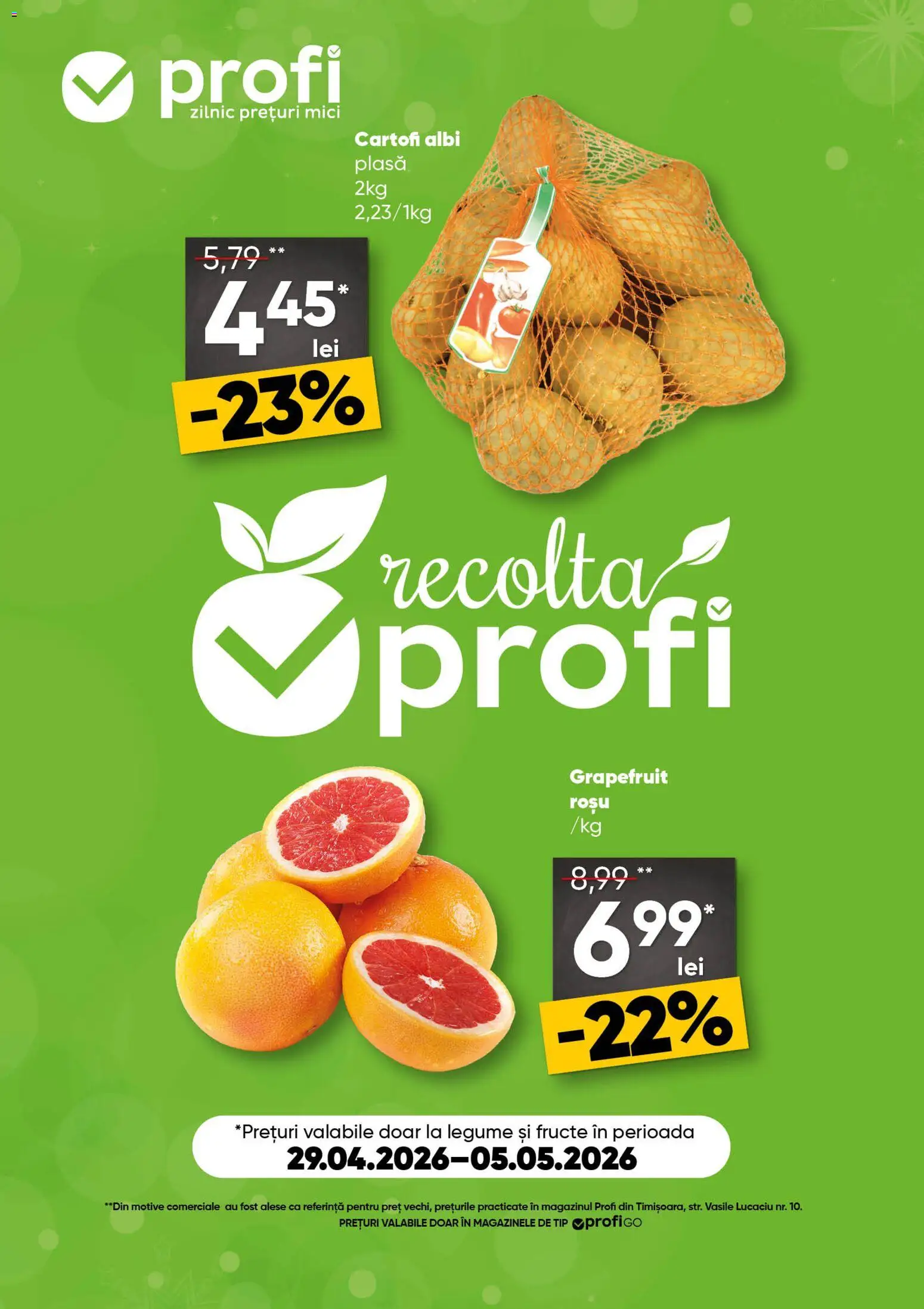 Catalog Profi 29 Aprilie - 4 Mai 2026 | Pagina 1 | Produse: Mici, Cartofi, Legume, Fructe