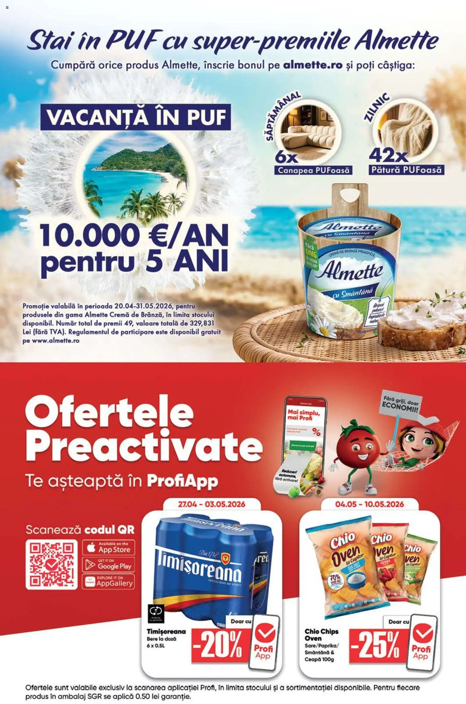 Catalog Profi 29 Aprilie - 11 Mai 2026 | Pagina 12 | Produse: Cuptor, Pătură, Canapea, Cremă de brânză