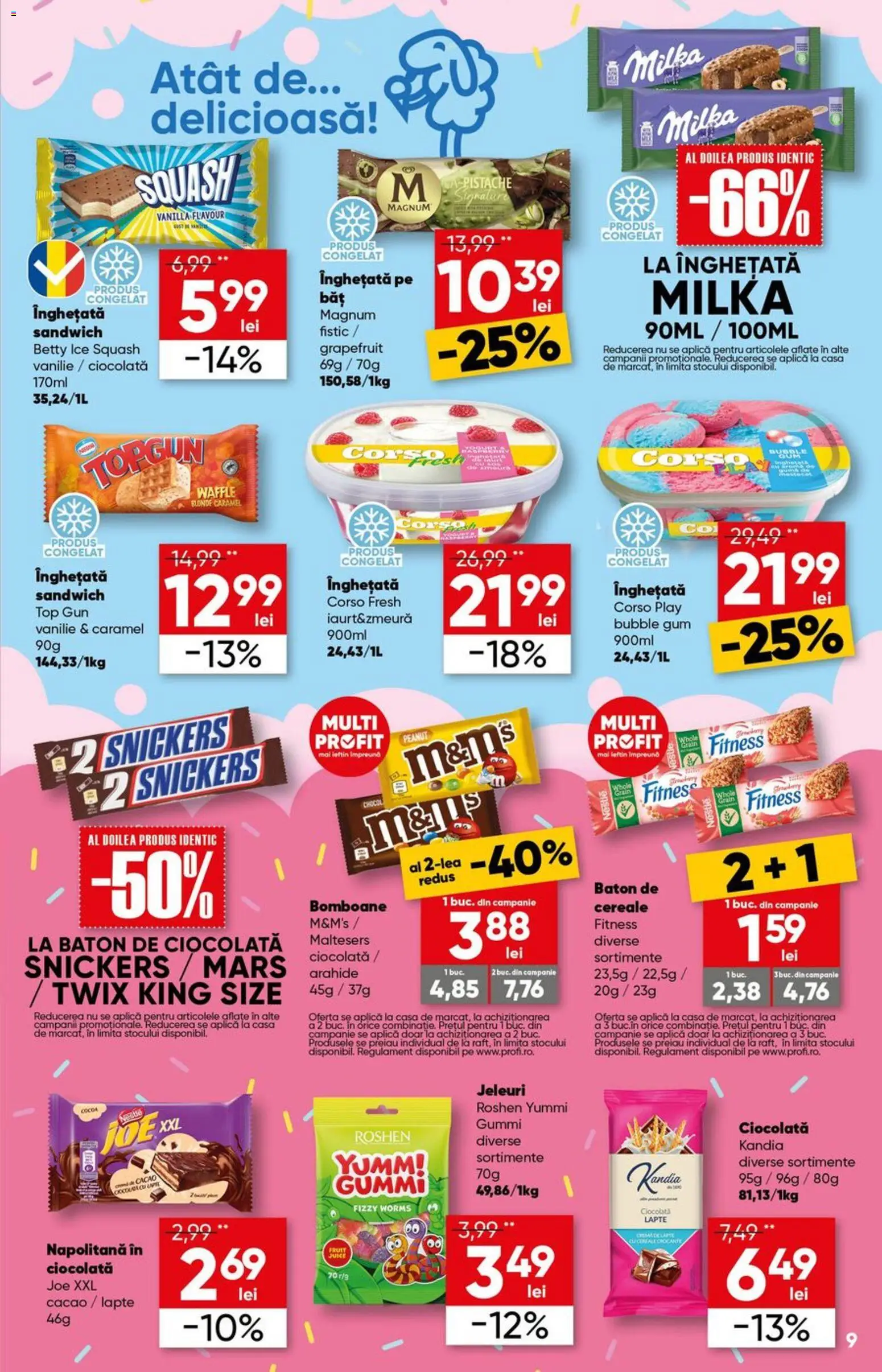 Catalog Profi 29 Aprilie - 11 Mai 2026 | Pagina 9 | Produse: Lapte, Fistic, Cacao, Jeleuri